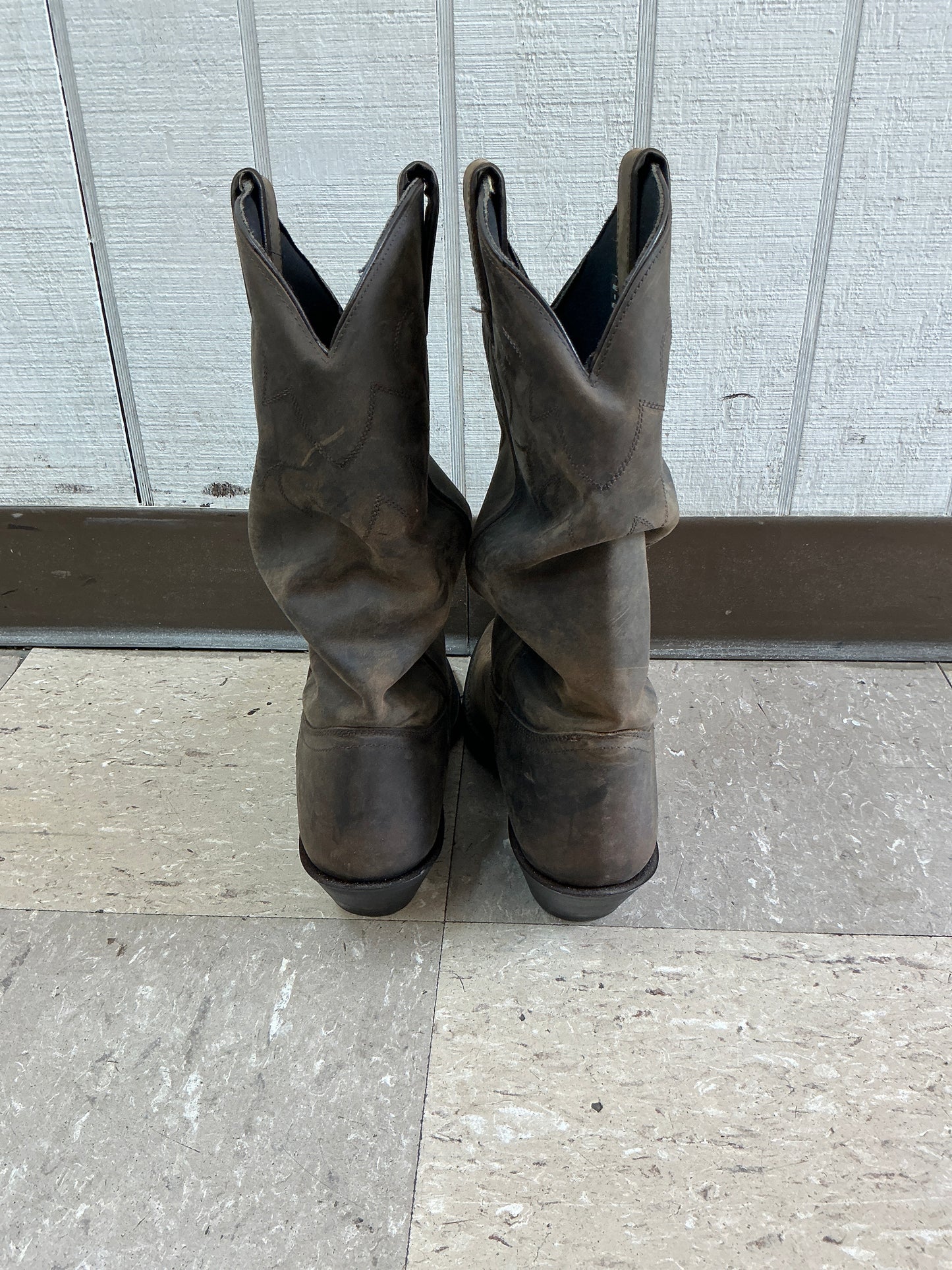 Classic Brown Double H Boot-CLEARANCE