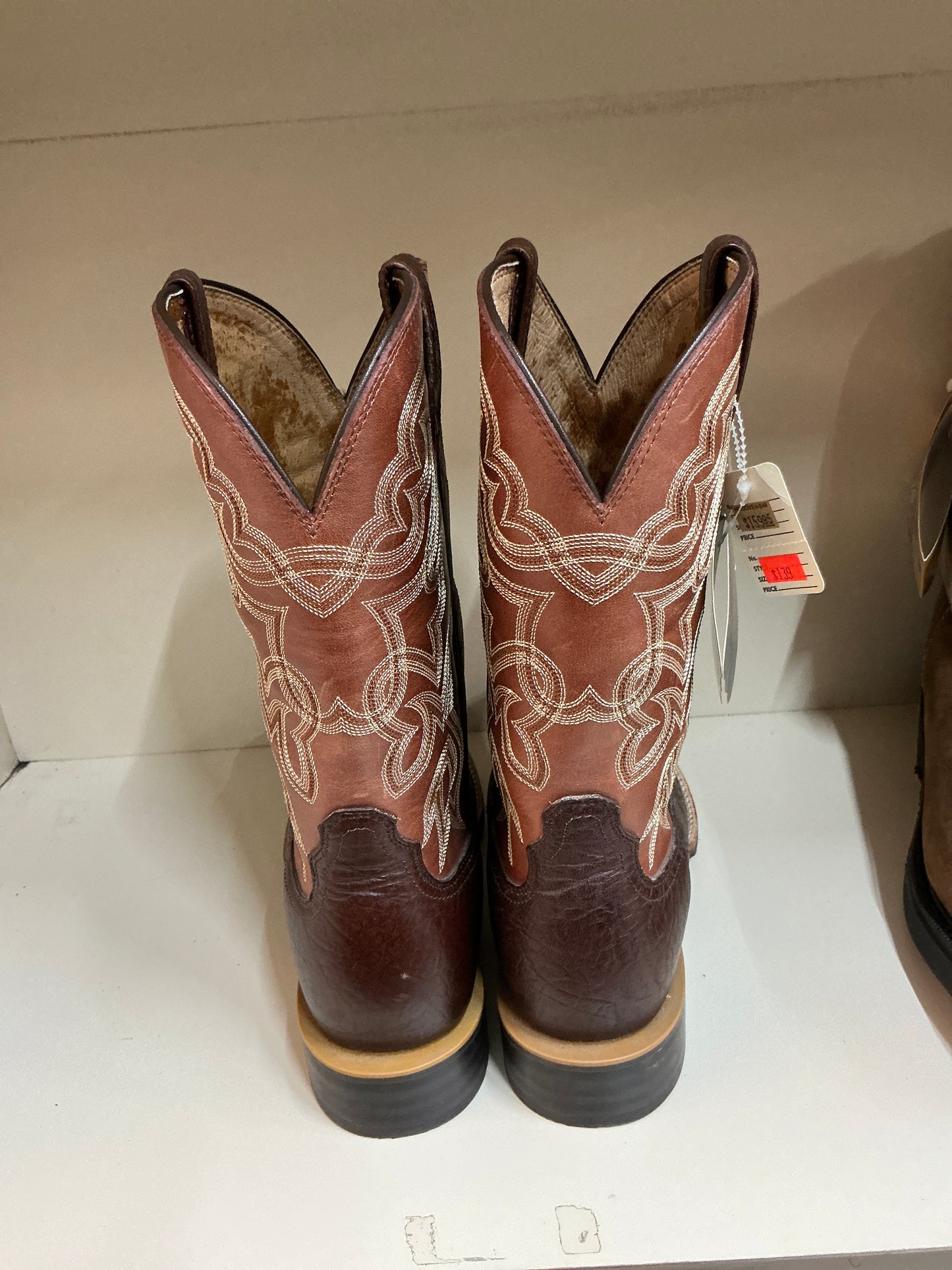Twisted X Burnt Orange Round Toe-CLEARANCE