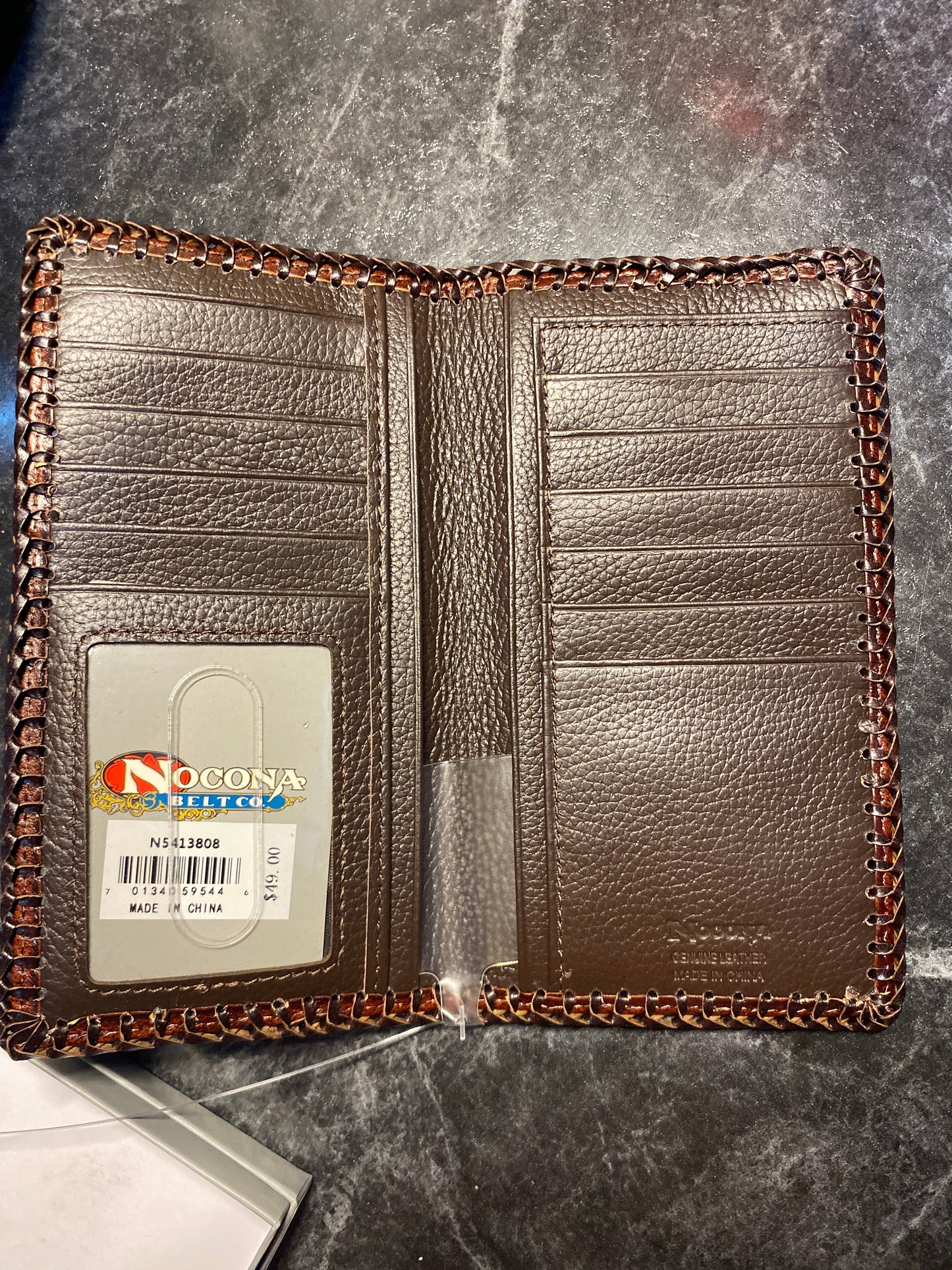 Nocona Praying Cowboy Embossed Rodeo Wallet