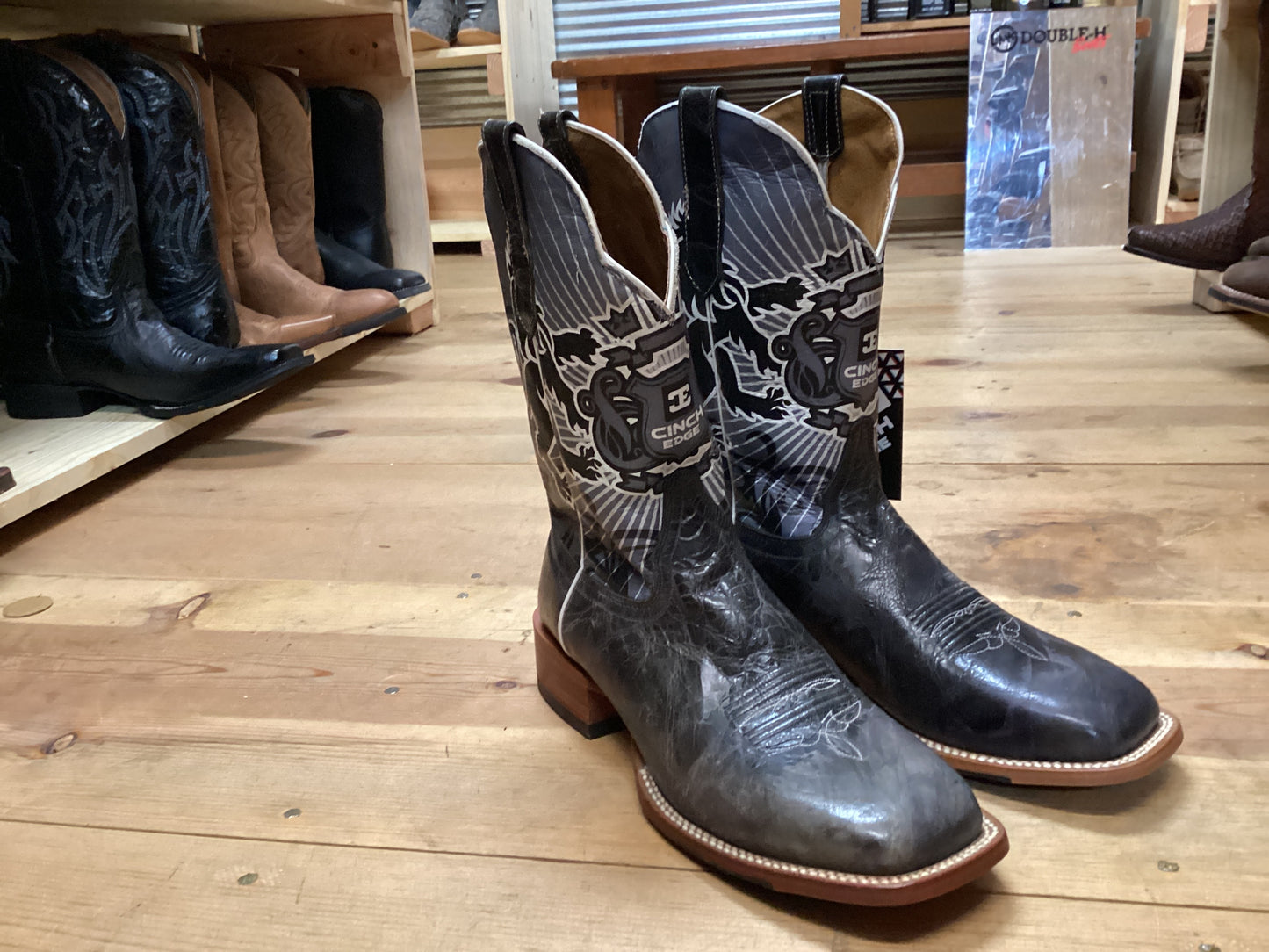 Cinch Edge CEM103 Black Square Toe