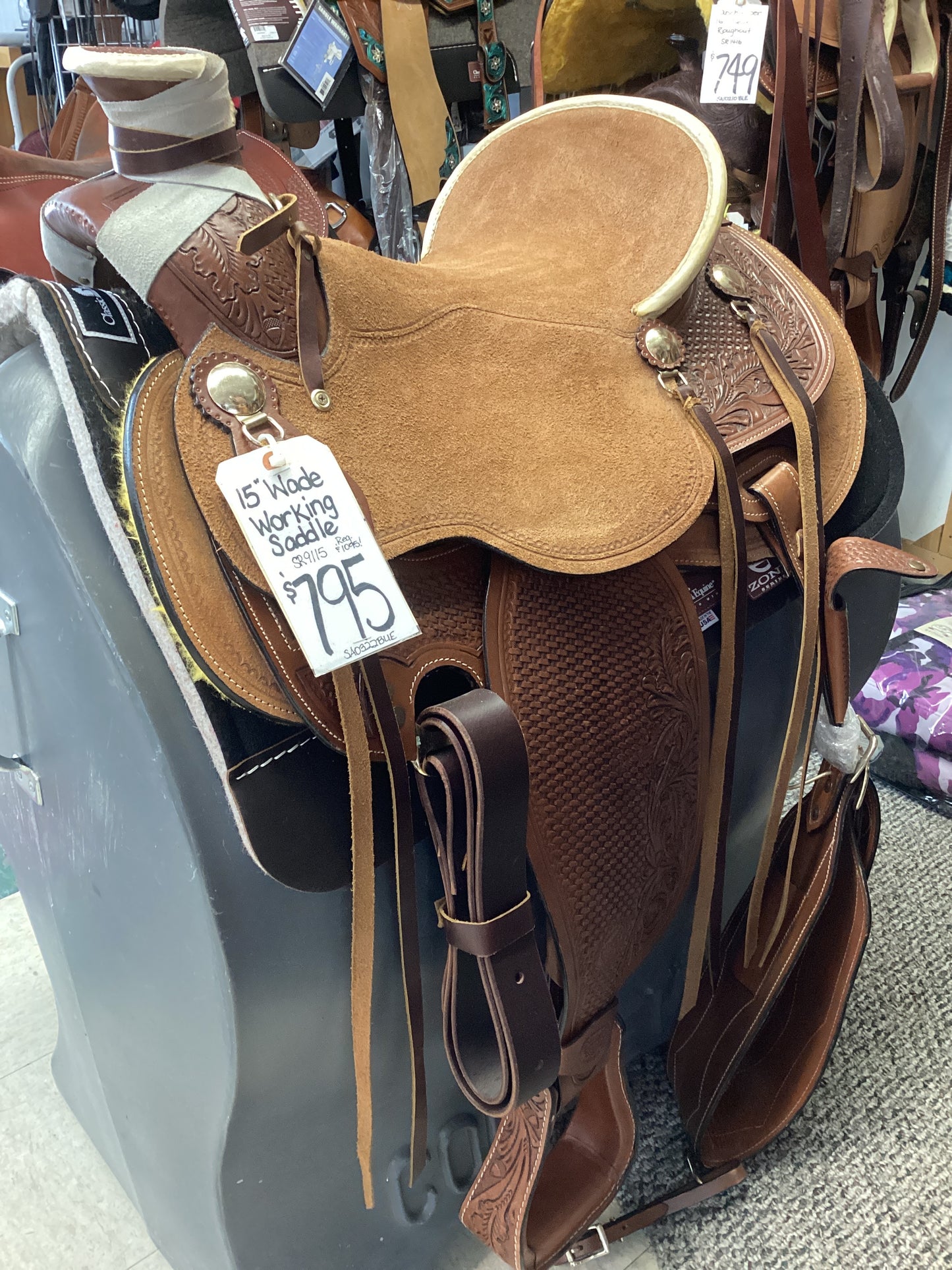 15” Wade working saddle