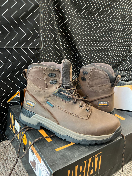 Ariat Laceup Workboot Oily Destressed Brown