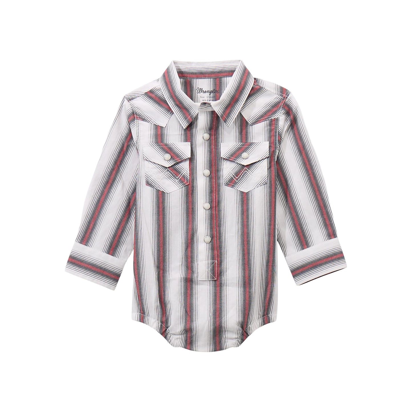 Wrangler Baby Boy Bodysuit- White Multi