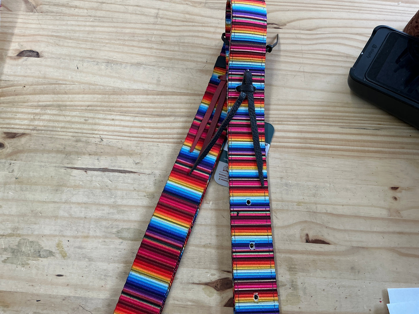 Nylon Serape Latigo & Off-Billett