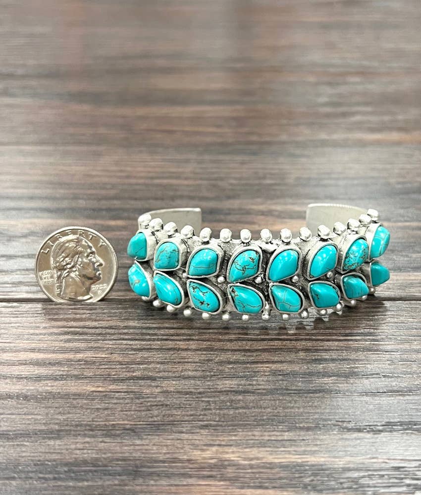 Navajo Turquoise Cuff Bracelet