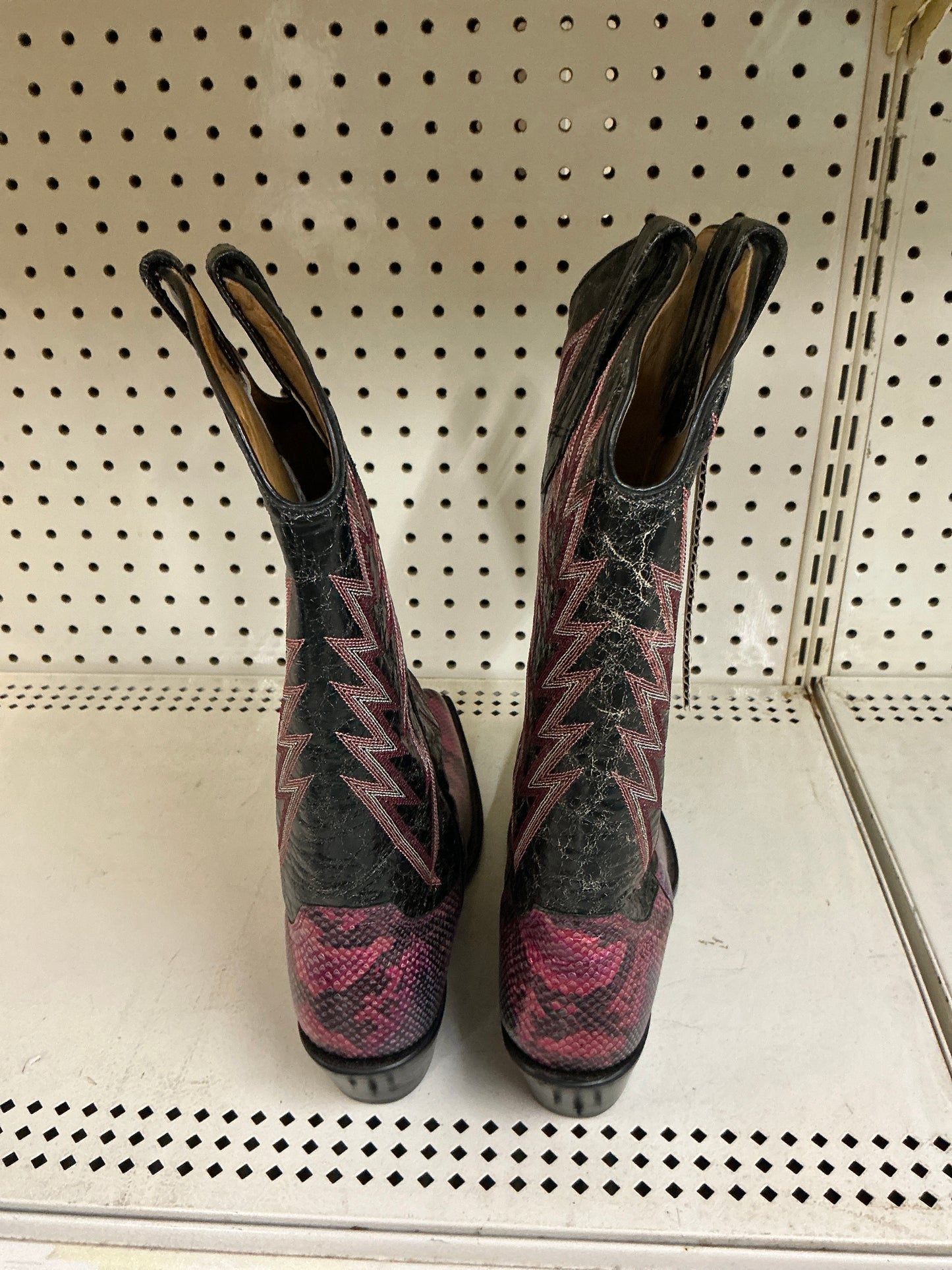 Johnny Ringo Metallic Pink Snake Skin