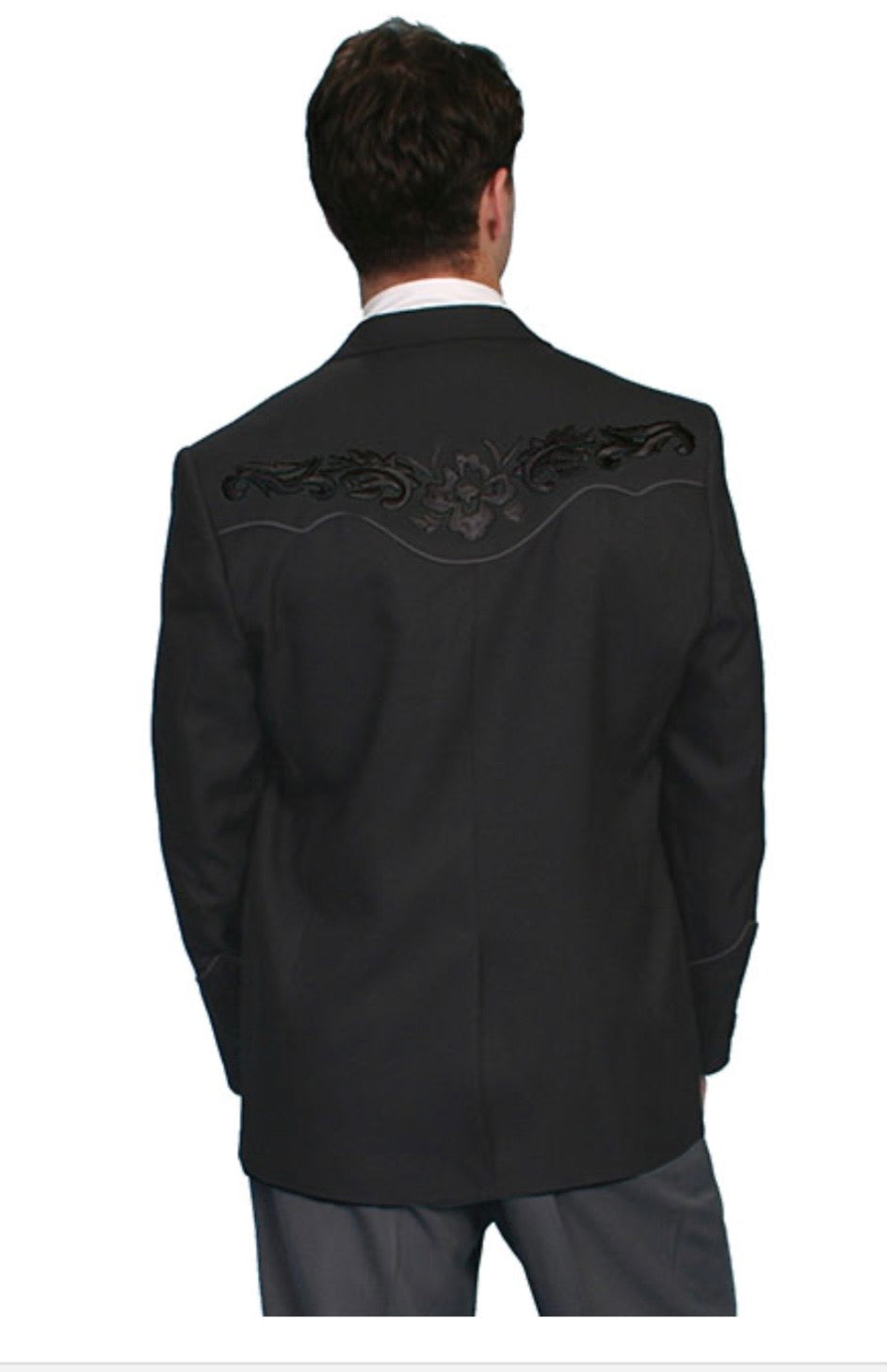 Men’s Embroidered Sportcoat by Scully
