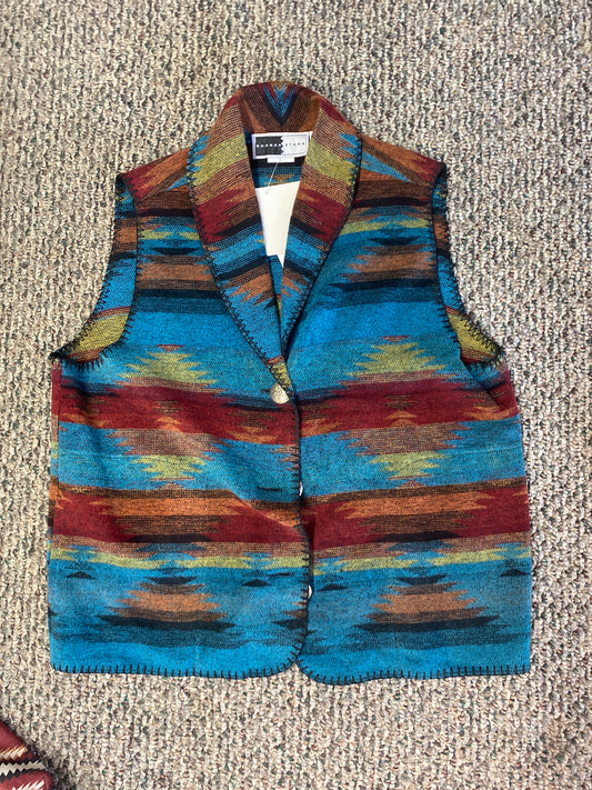 Rhonda Stark Bisbee Shaw Collar Vest