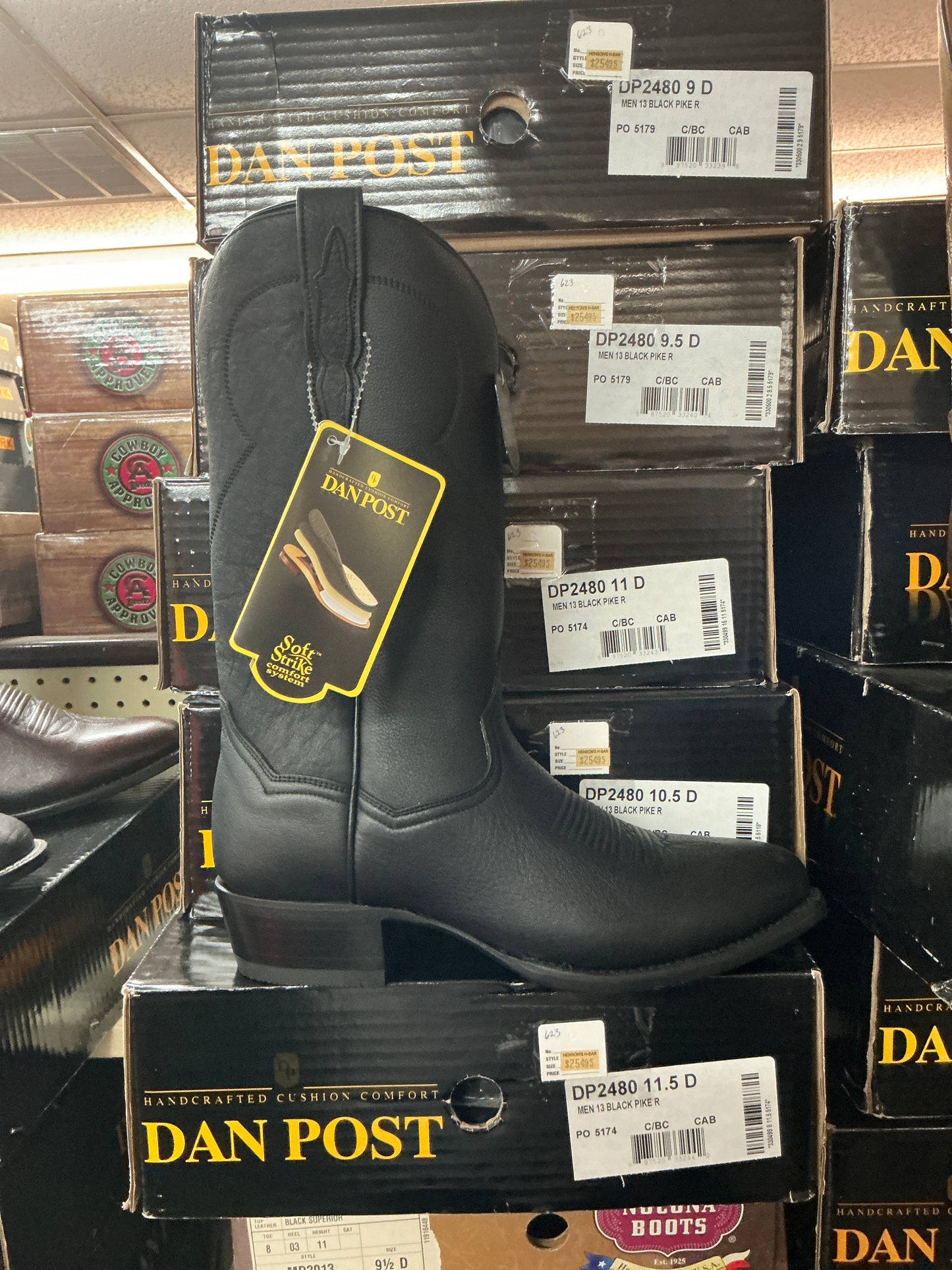Dan Post DP2480 Black Pike