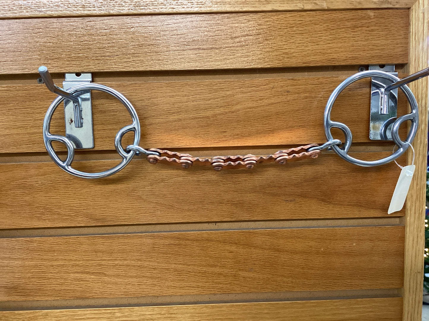 Chain snaffle bit