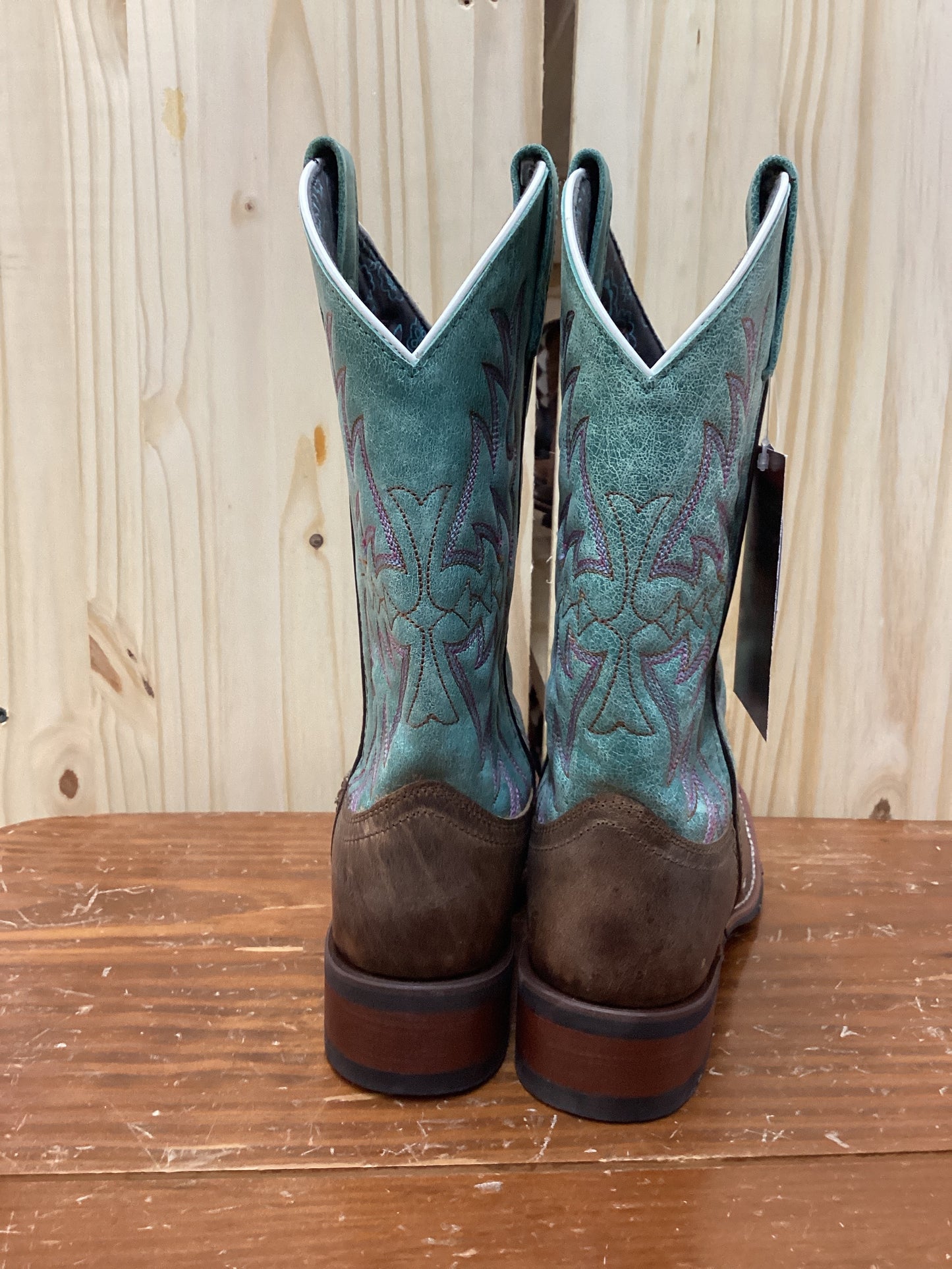 Cowboy Approved Brown & Turqouise