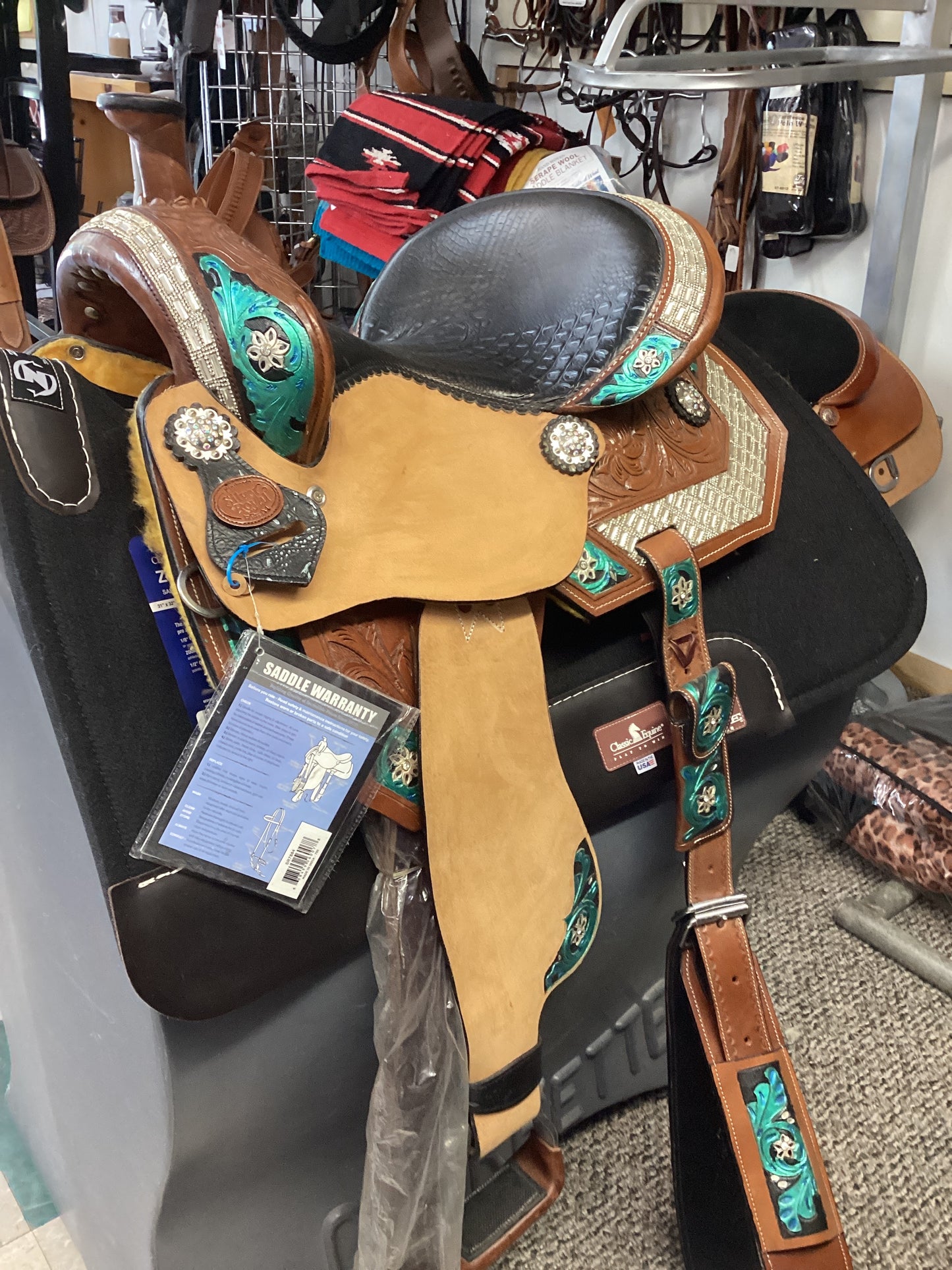 14” barrel saddle