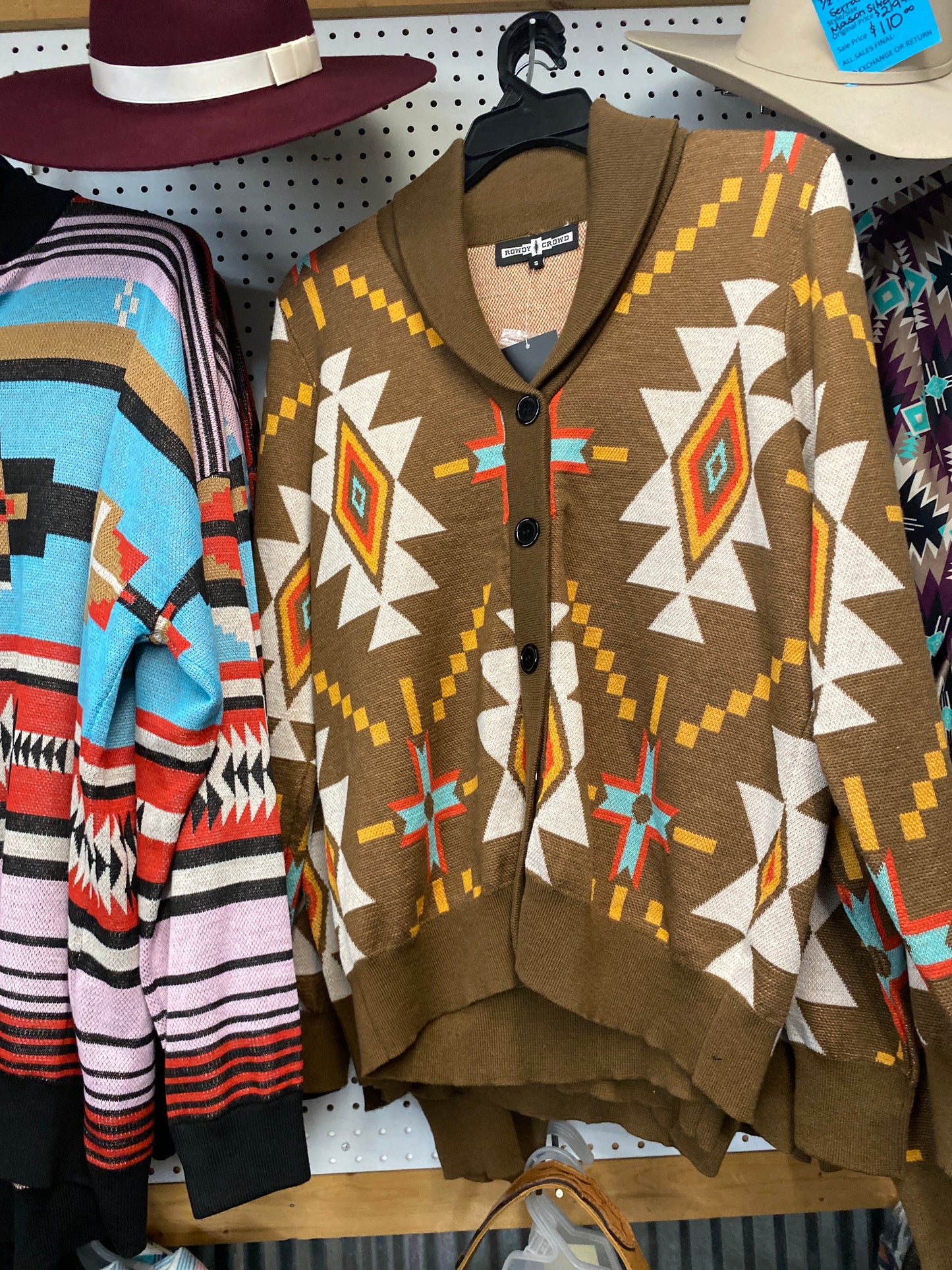 Rowdy Crowd Aztec Cardigan