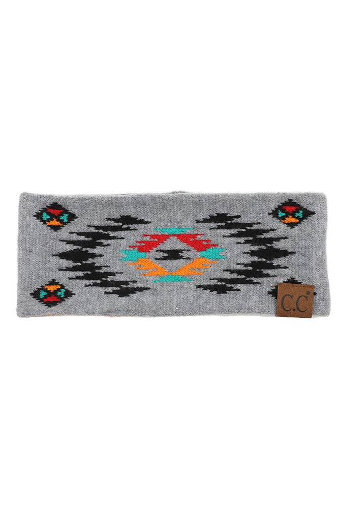 C.C Soft Aztec Pattern Headwrap