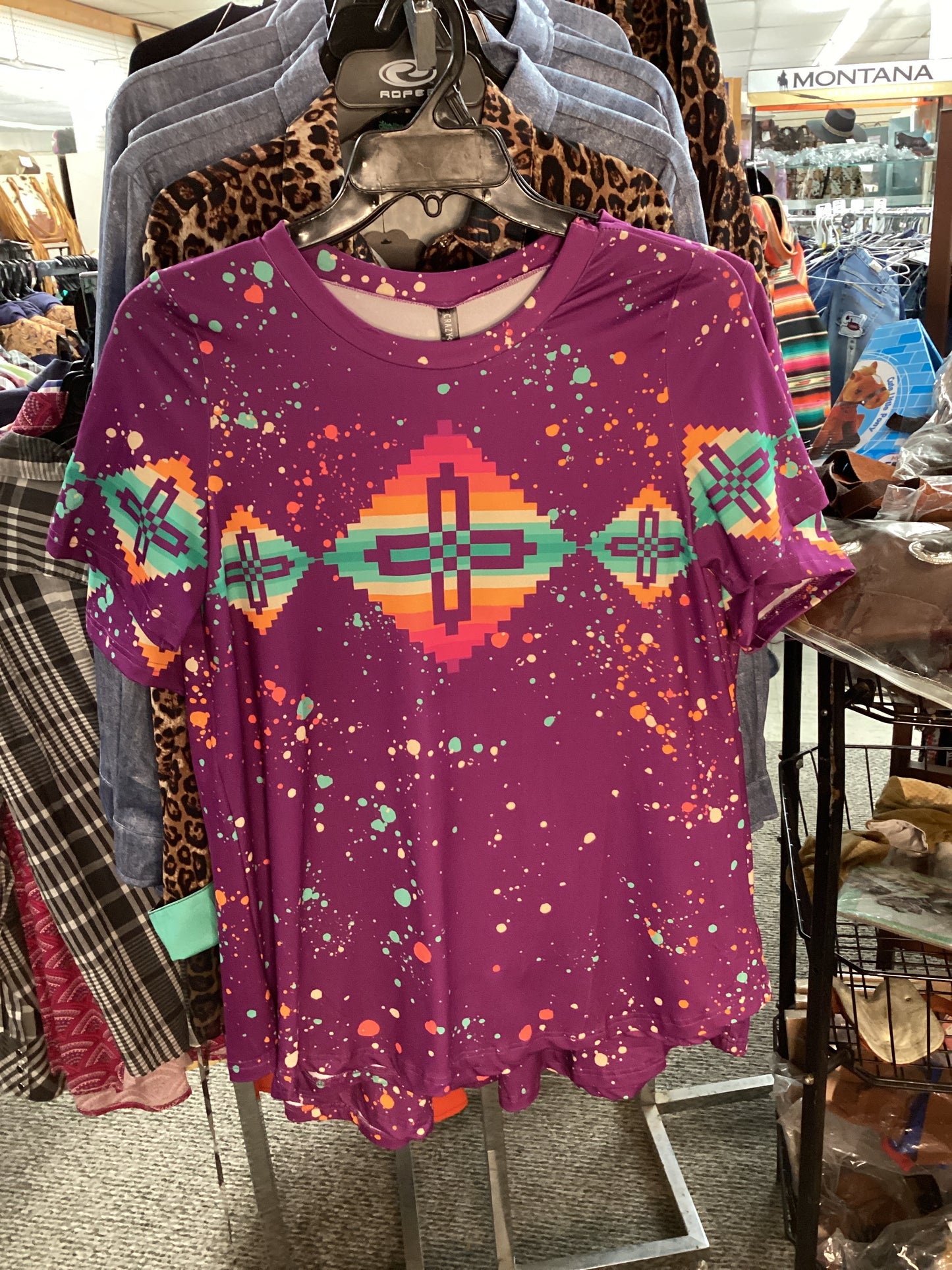 Crazy Train purple splatter