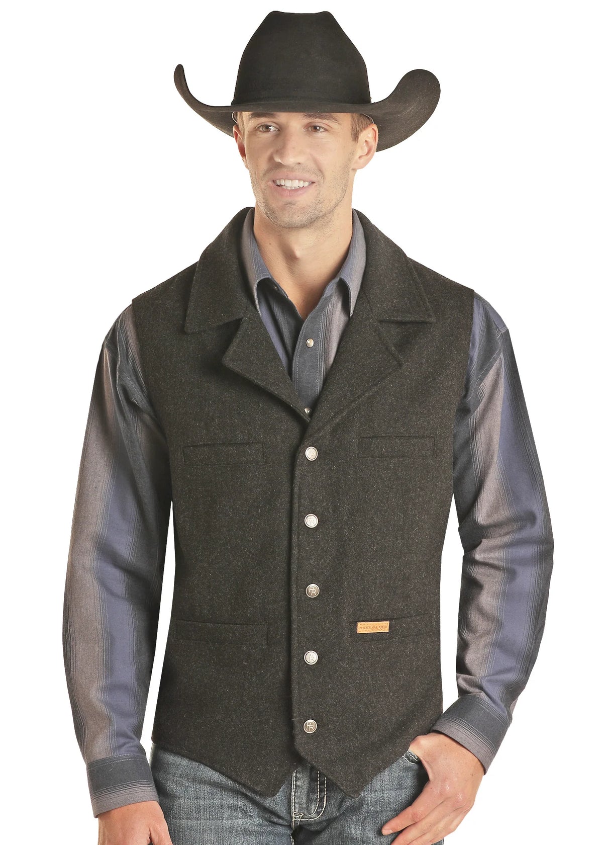 Panhandle Slim Solid Montana Vest