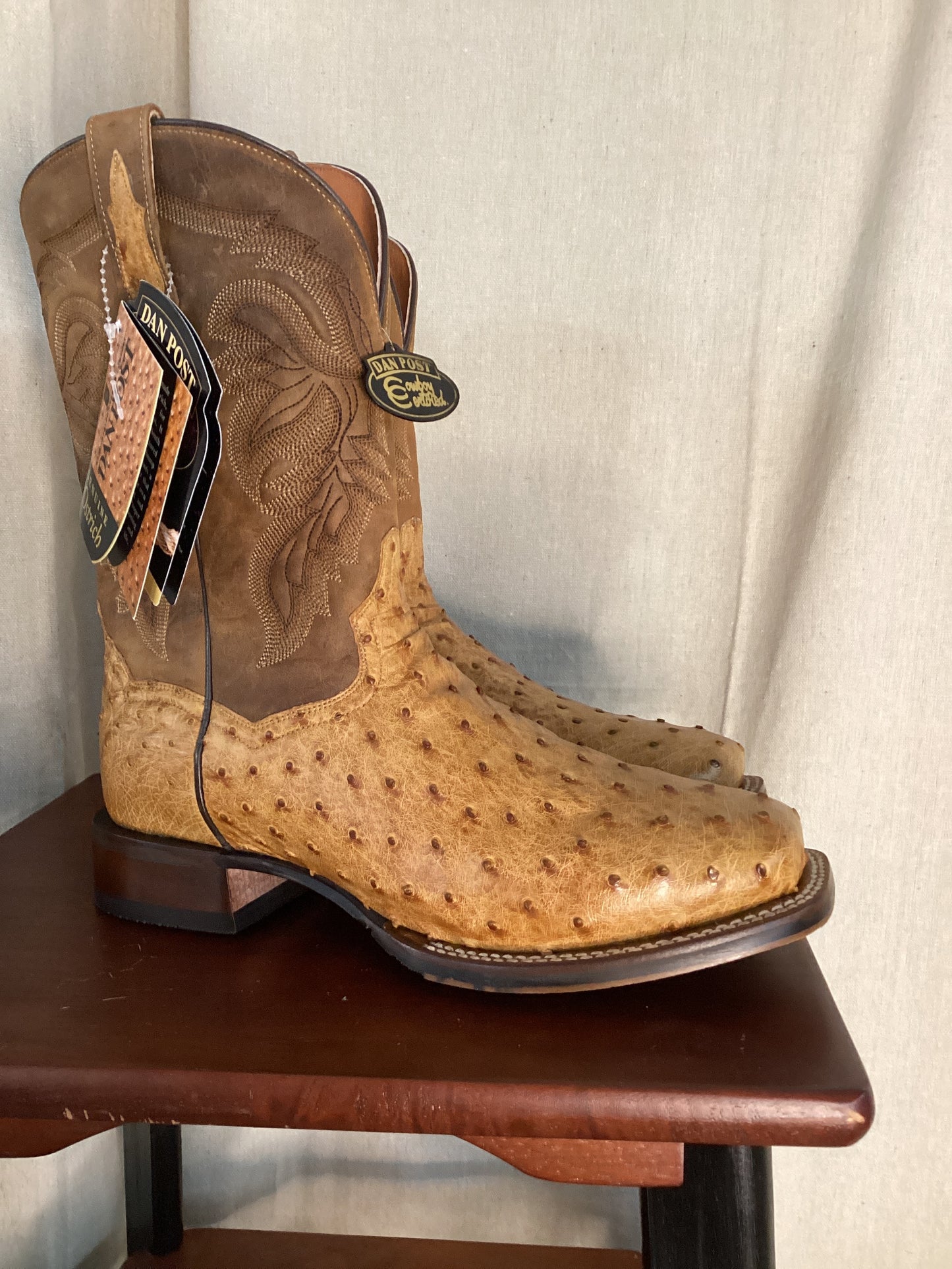 Dan Post Alamosa Full Quill Ostrich Boot
