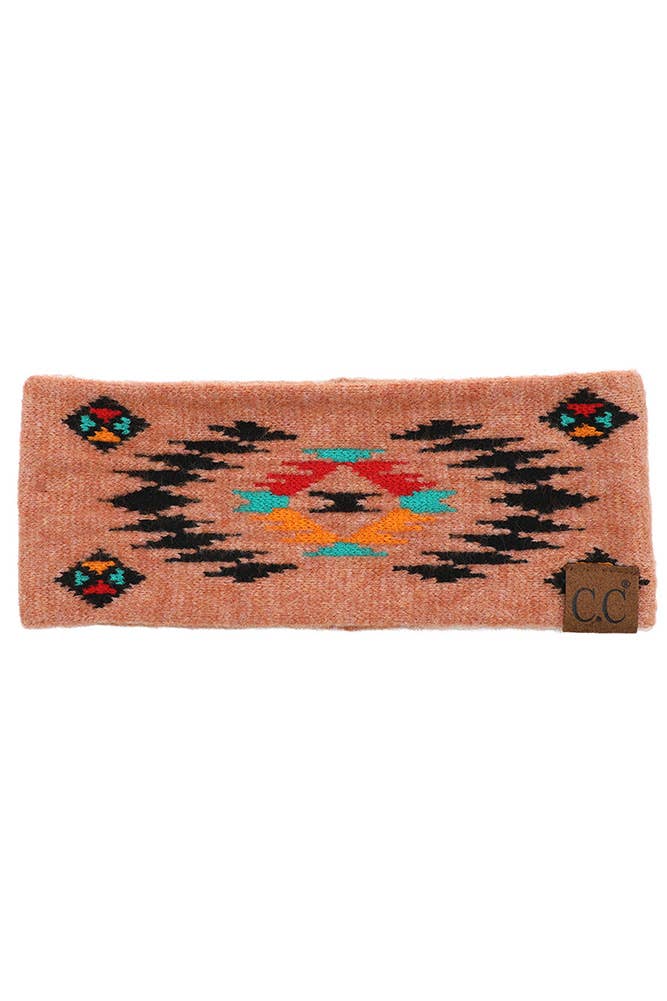 C.C Soft Aztec Pattern Headwrap
