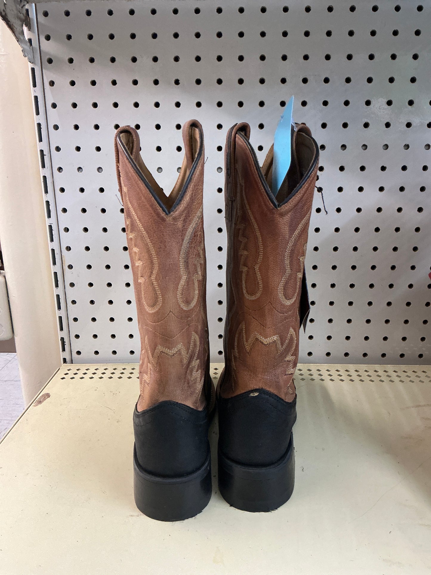 Old West Brown and Black Boot-CLEARANCE
