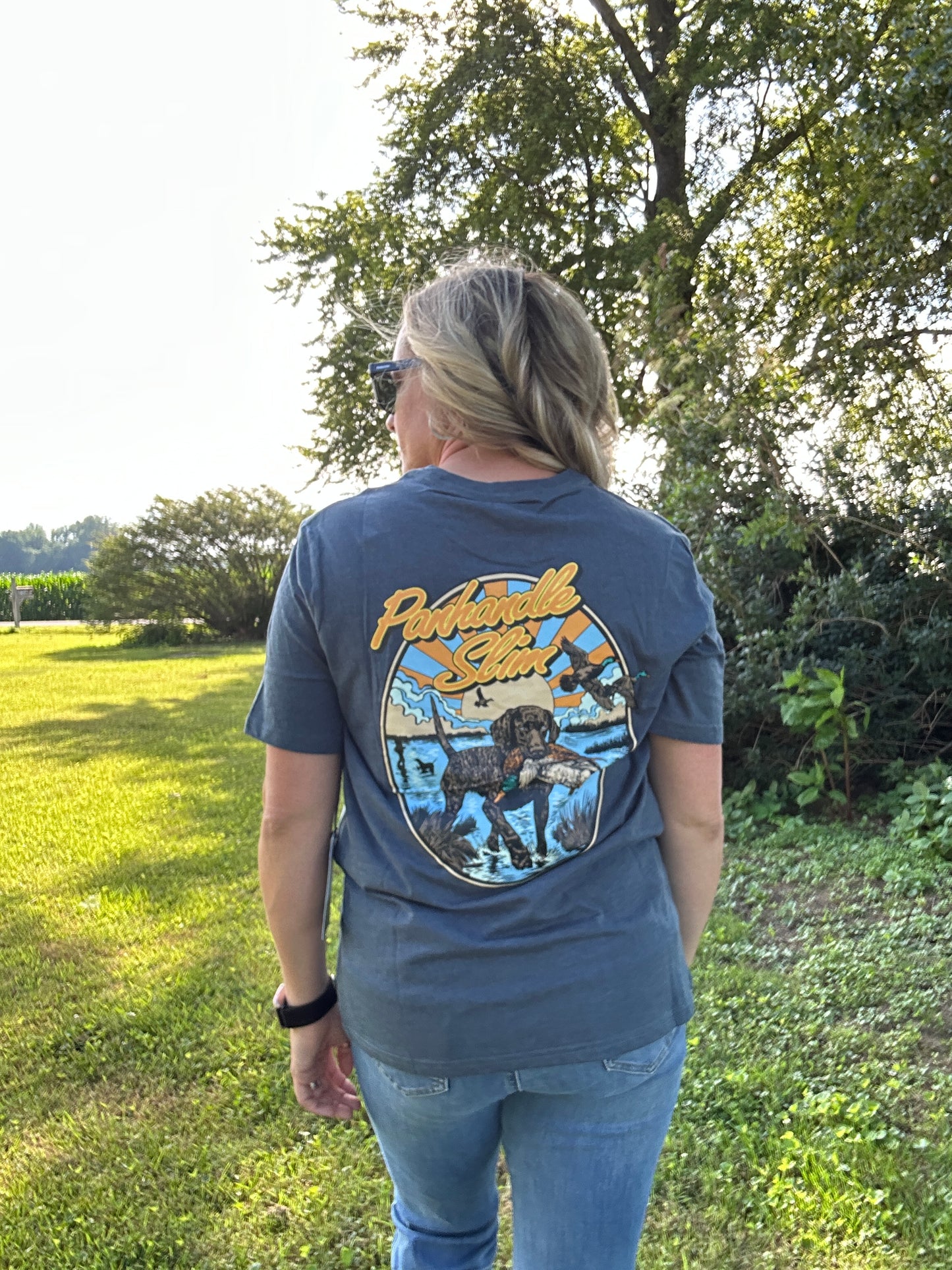 Ladies Panhandle Slim Graphic Tee