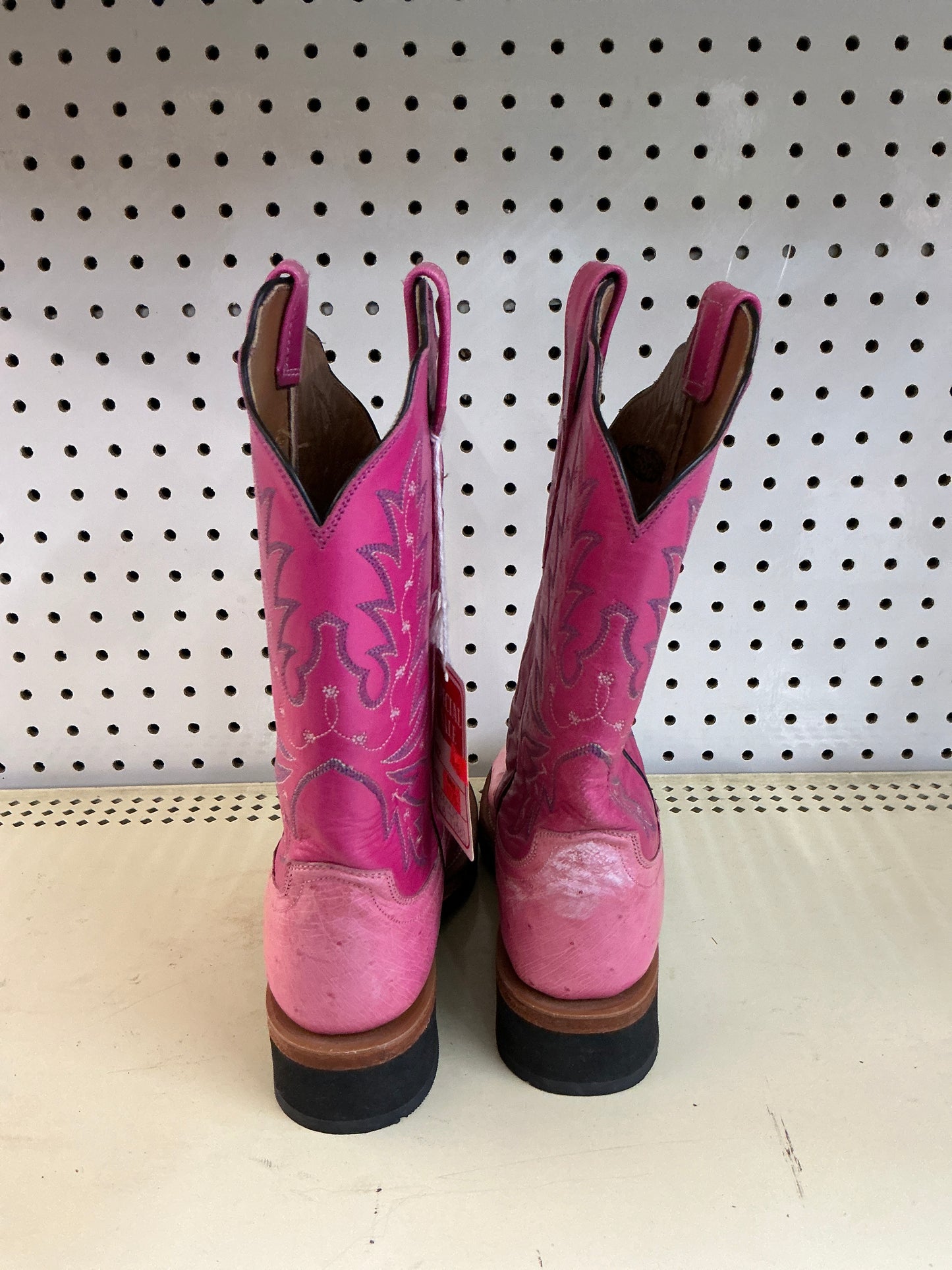 Pink Ostrich By Lucchese-CLEARANCE