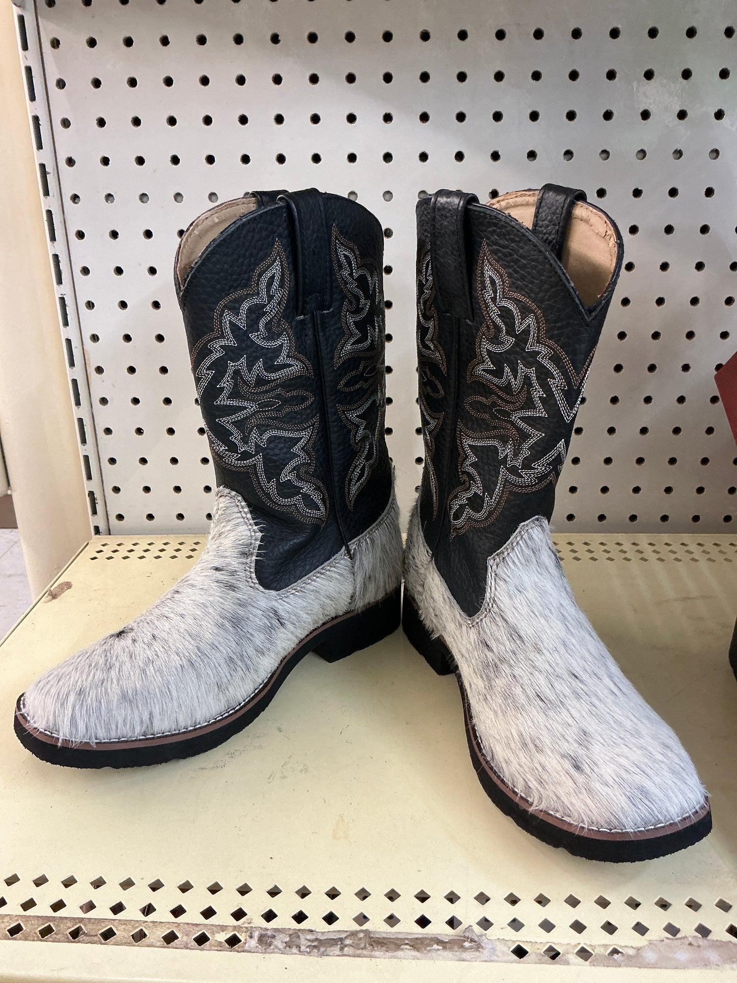Roper Hair-On Hide Square Toe-CLEARANCE