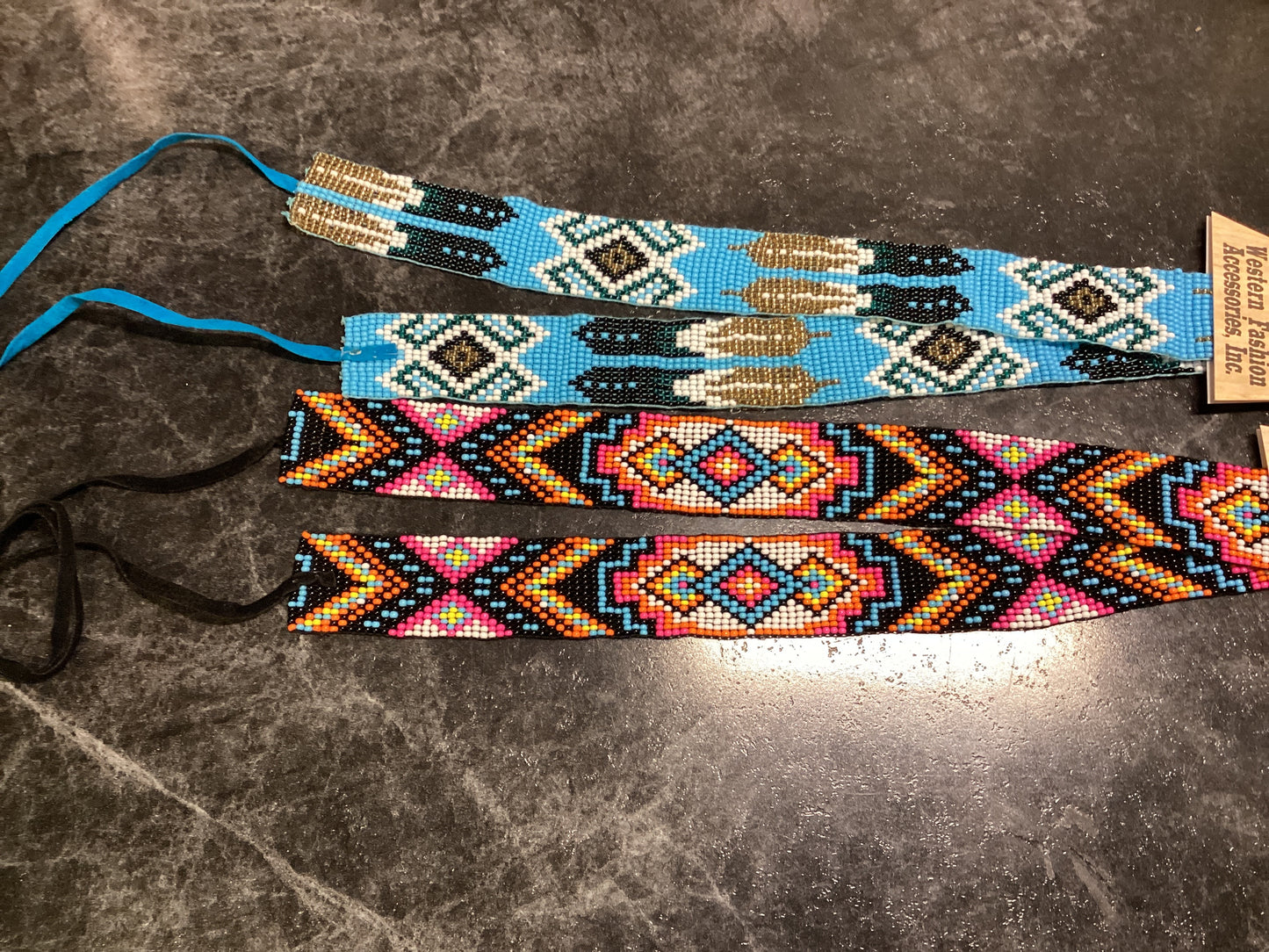 Hand Beaded Hatband