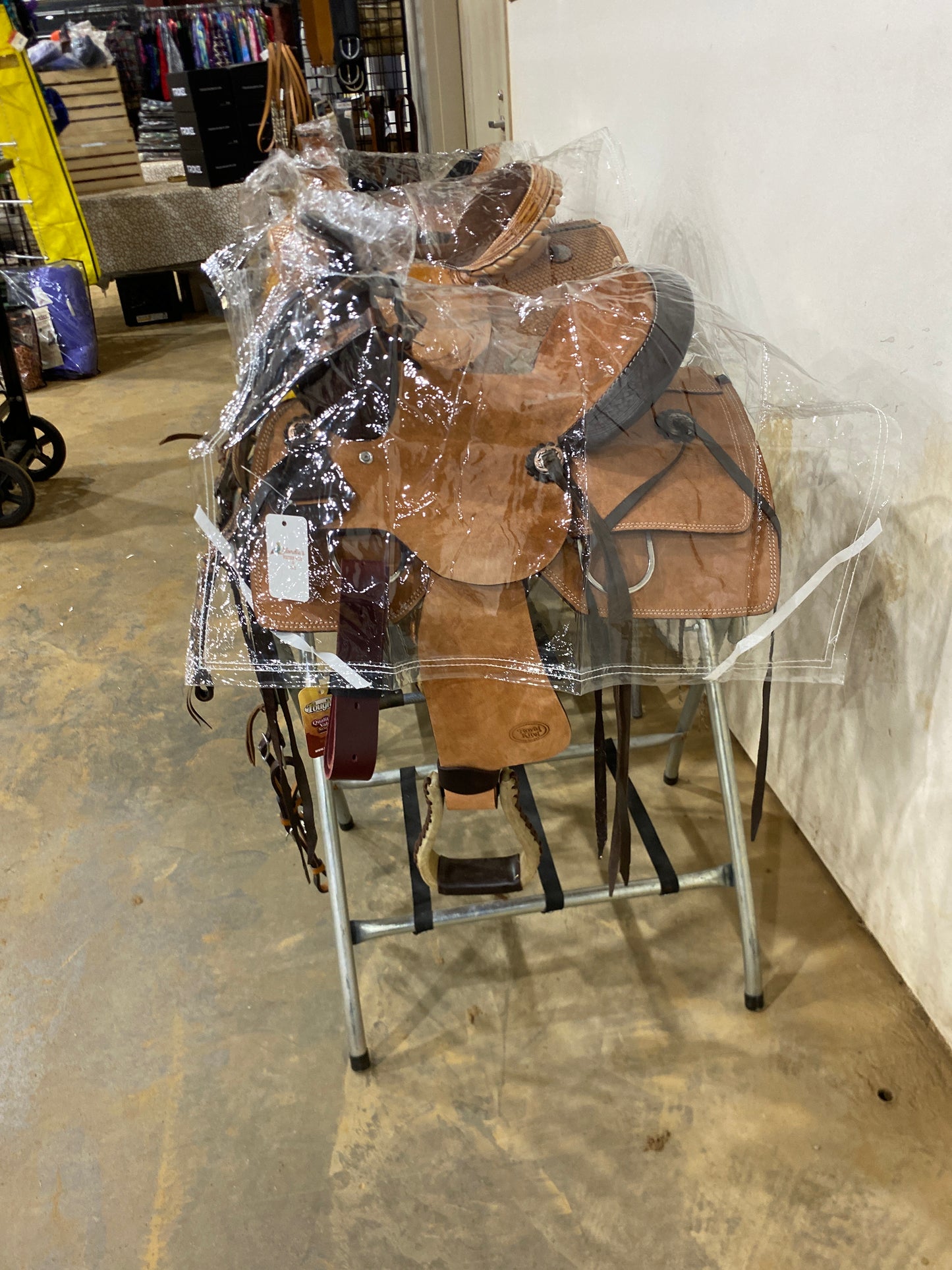 Clear Western Saddle Cover