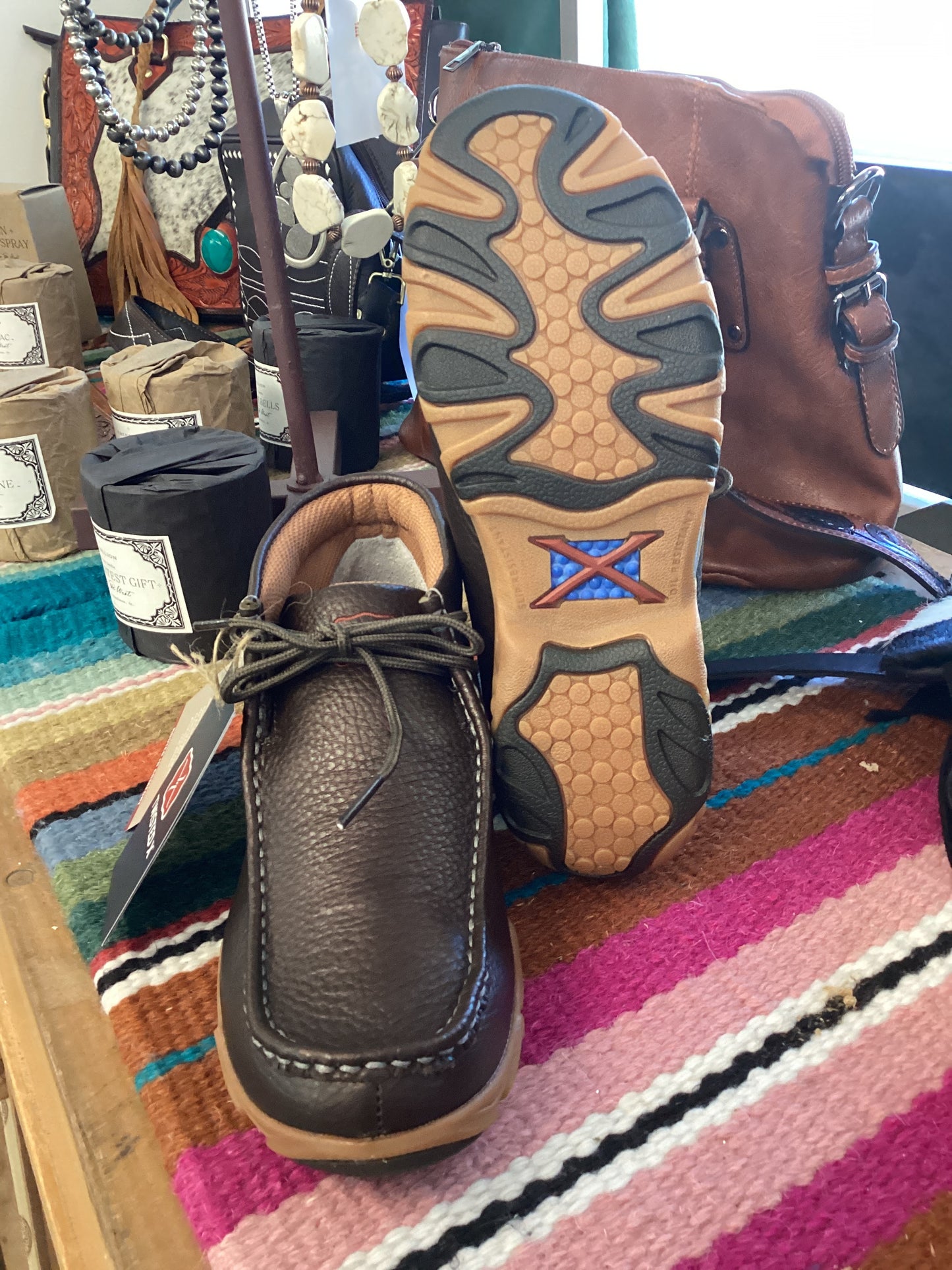 Twisted X Women’s Chukka Driving Moc Opal Brown