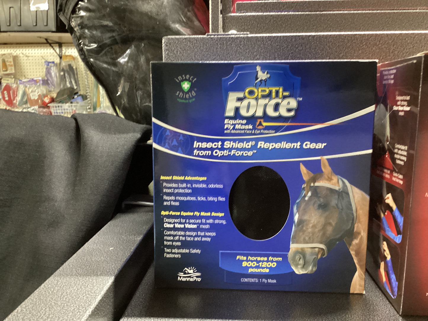 Opti-Force Insect Shield Repellent Gear Fly Mask