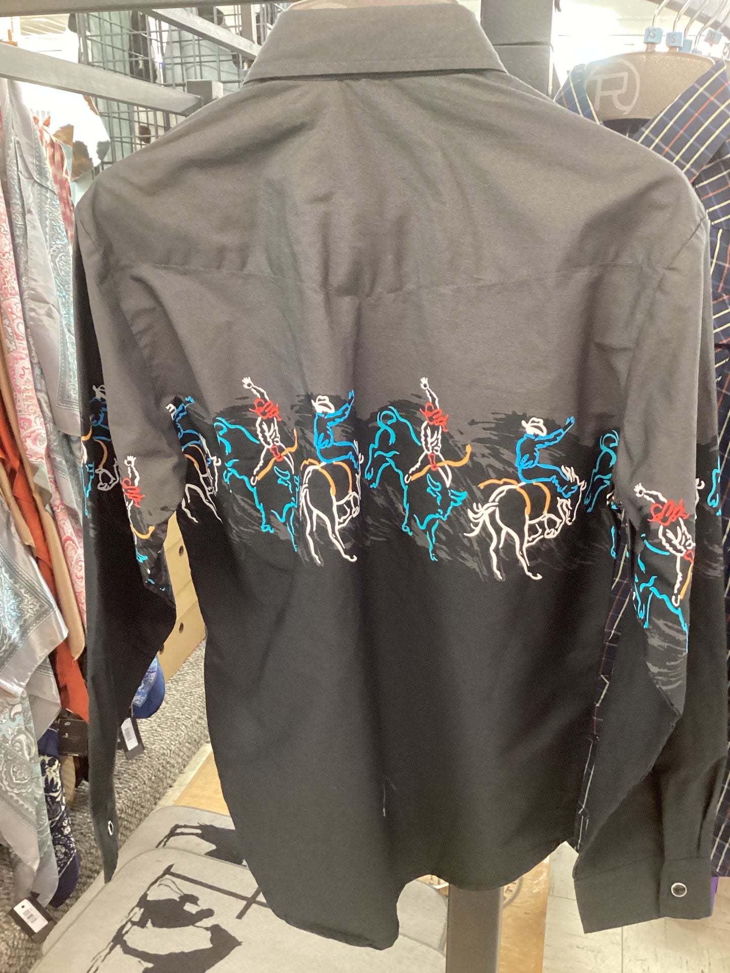 Roper Vintage Rodeo Scene Boys Longsleeve Shirt