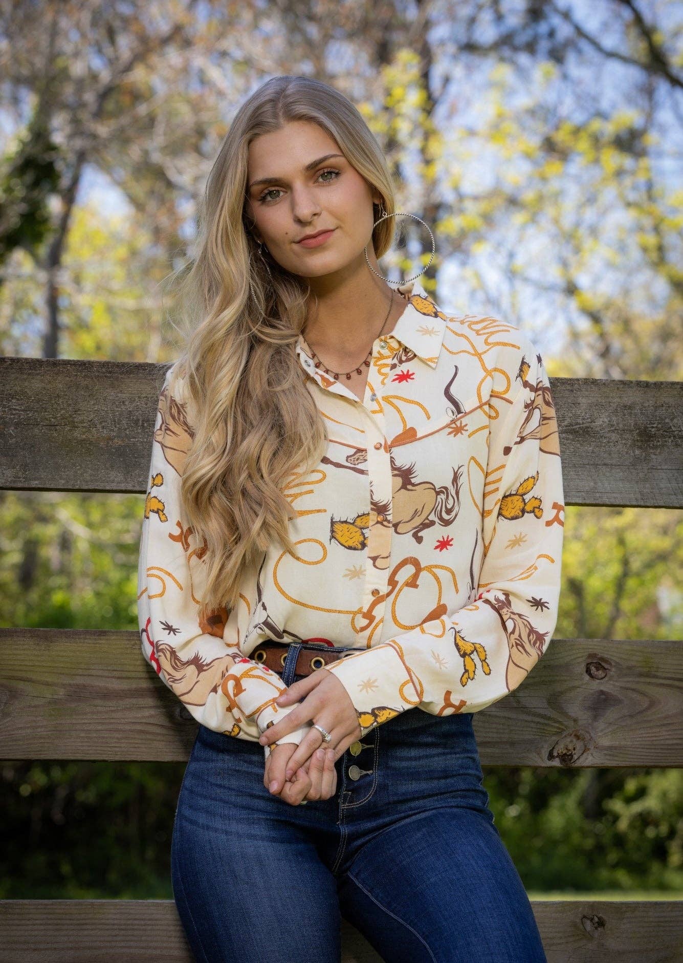 Jessie Snap Top (CRW908M)