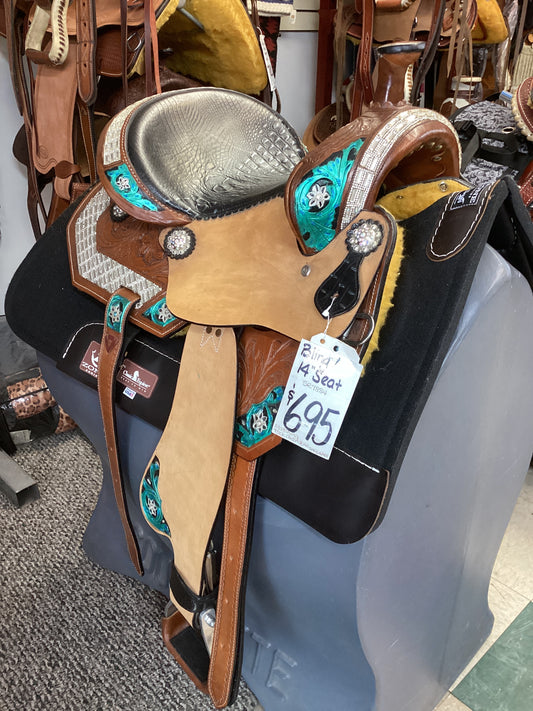 14” barrel saddle