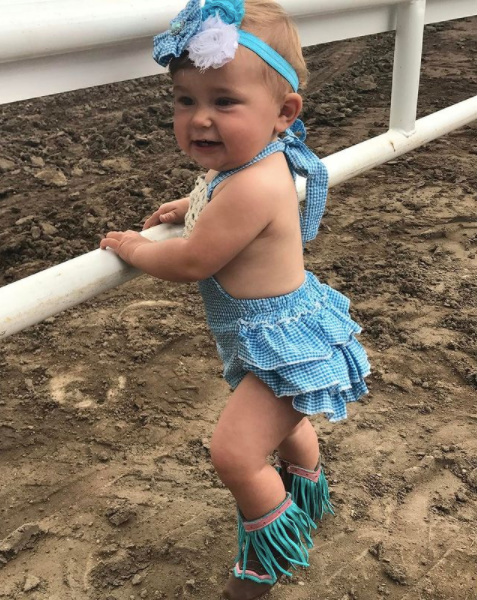 "Lyddie" Forever Fringe Baby Boots - Turquoise