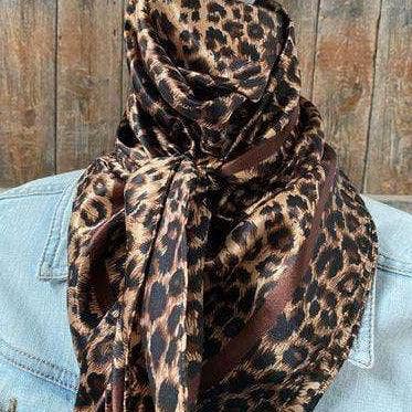 Brown Leopard Wild Rag