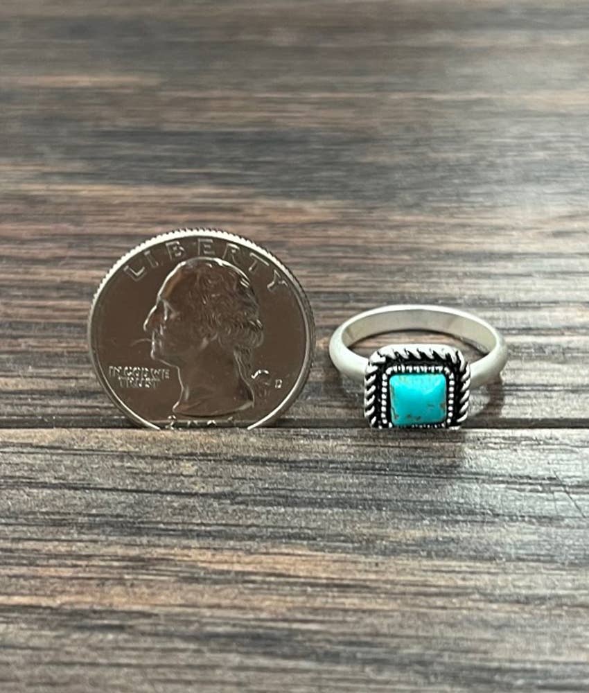Turquoise Adjustable Ring
