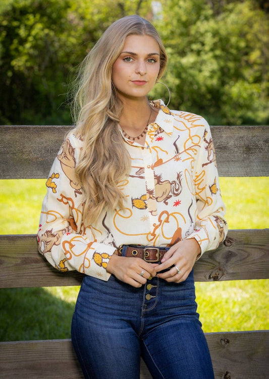 Jessie Snap Top (CRW908M)