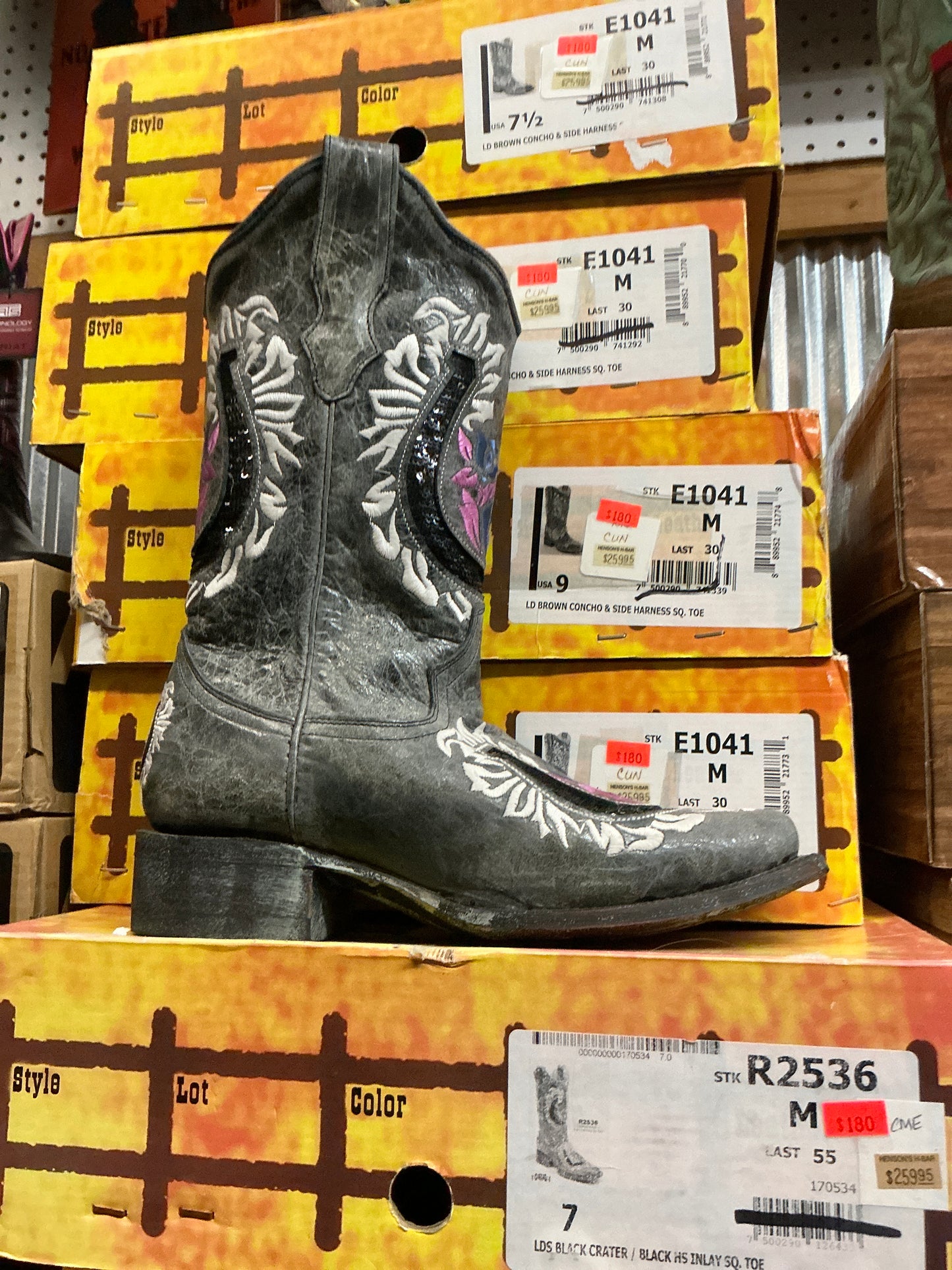 Corral Boots LDS Black Carter