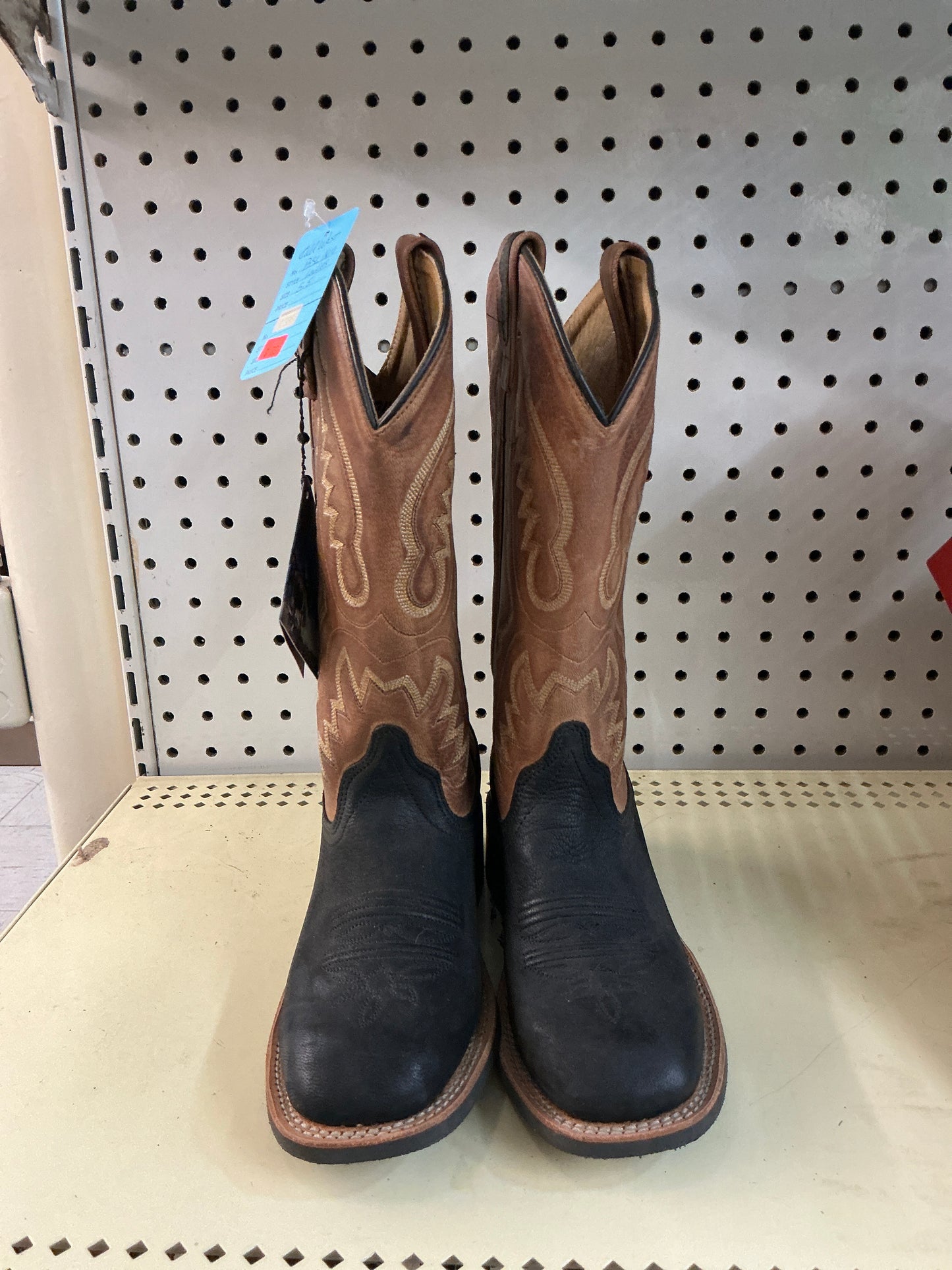 Old West Brown and Black Boot-CLEARANCE