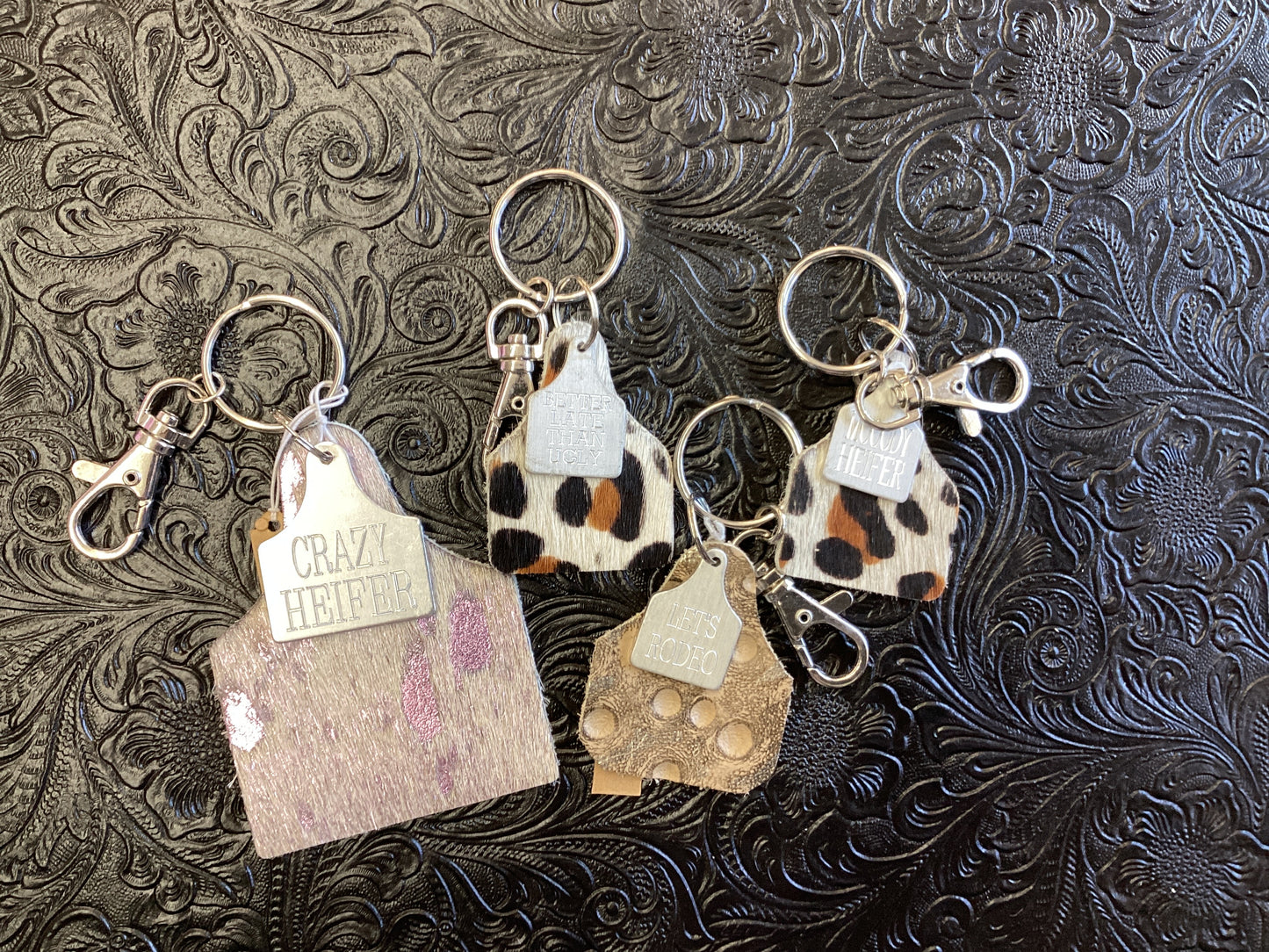 Ear Tag Keychains