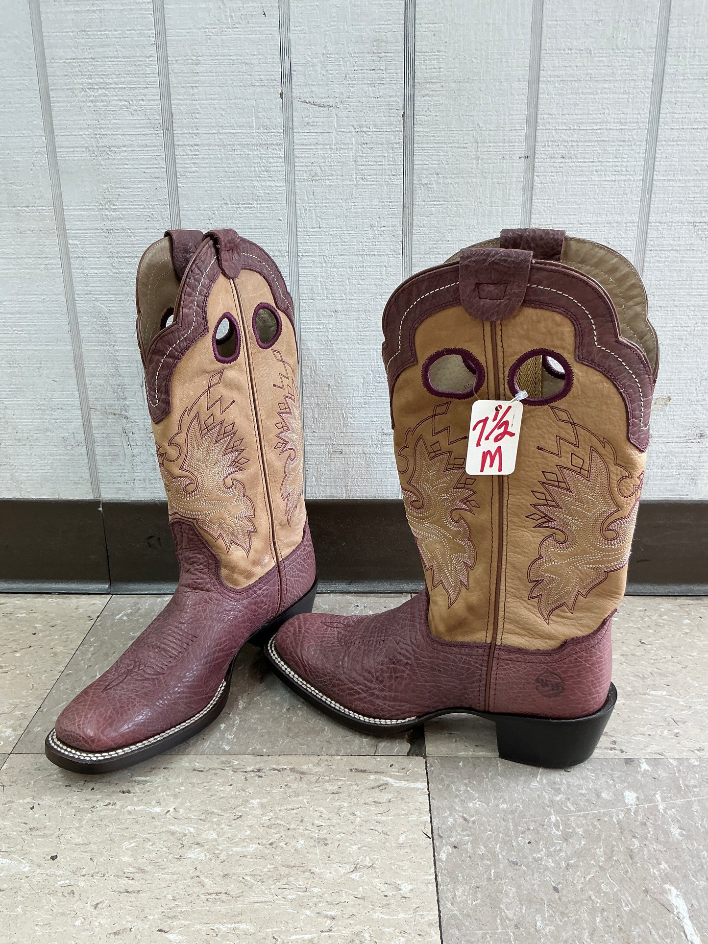 Double H Pink Angel Square Toe-CLEARANCE