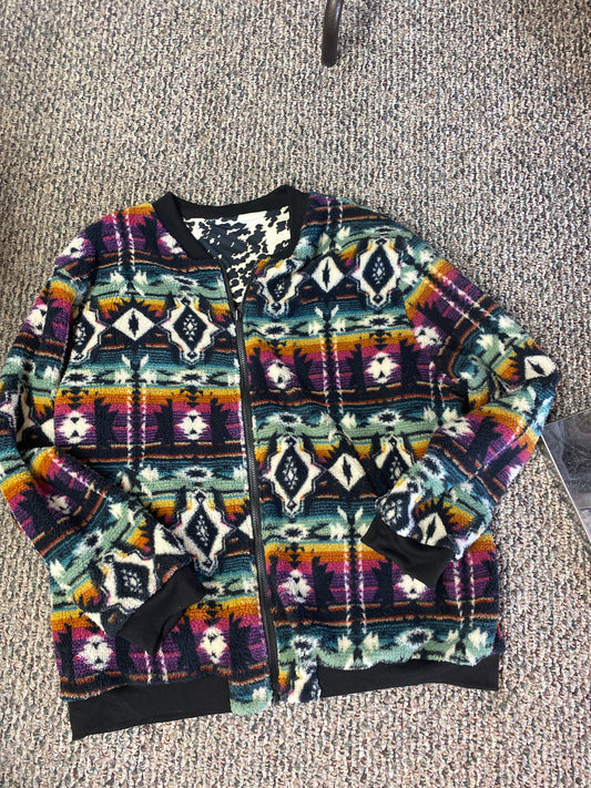 Crazy Train Reversible Bomber Jacket