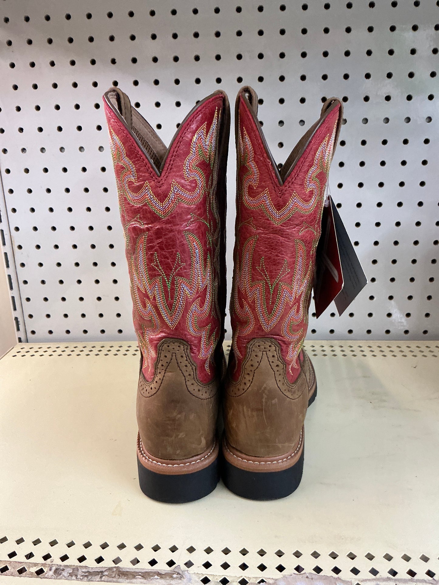 Twisted X Red Round Toe-CLEARANCE