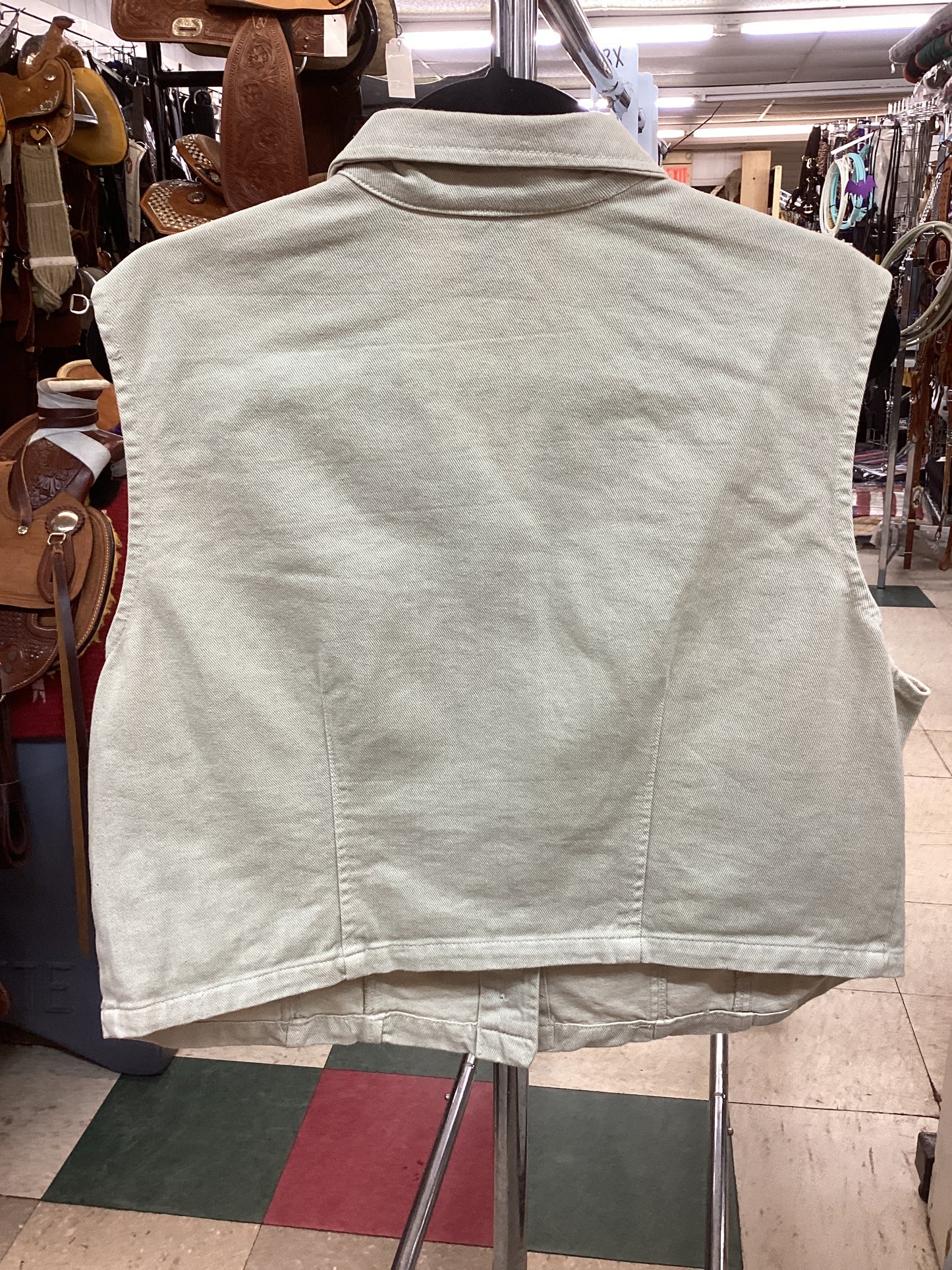 Big Time Khaki Retro Vest