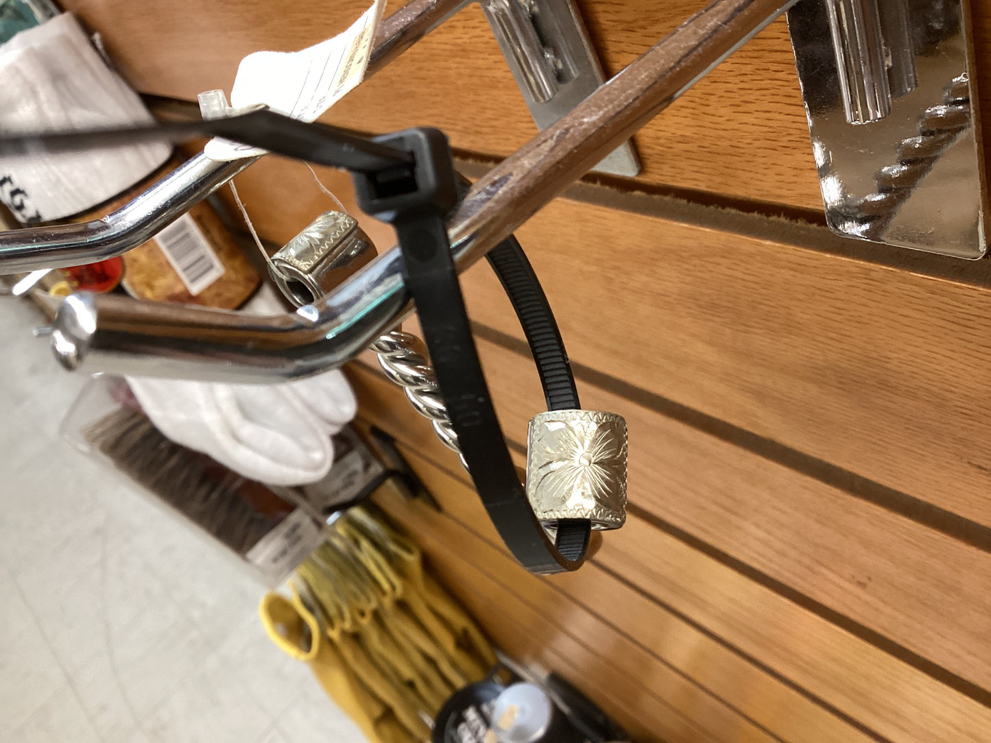 Twisted WireMouthpiece for bit with Engravings