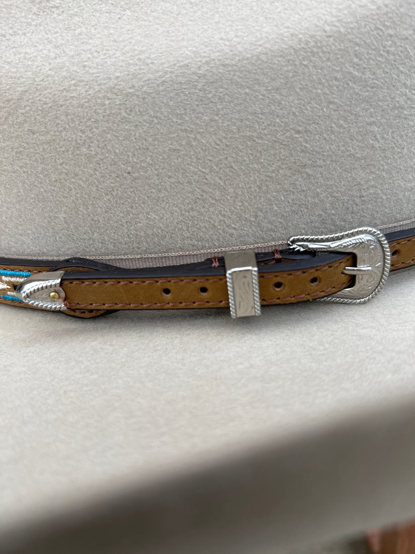 Embroidered Aztec Hatband