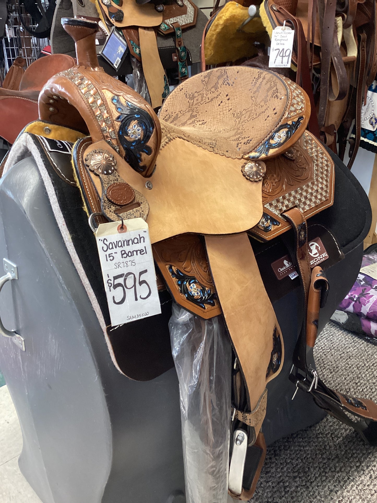 15” Savannah barrel saddle