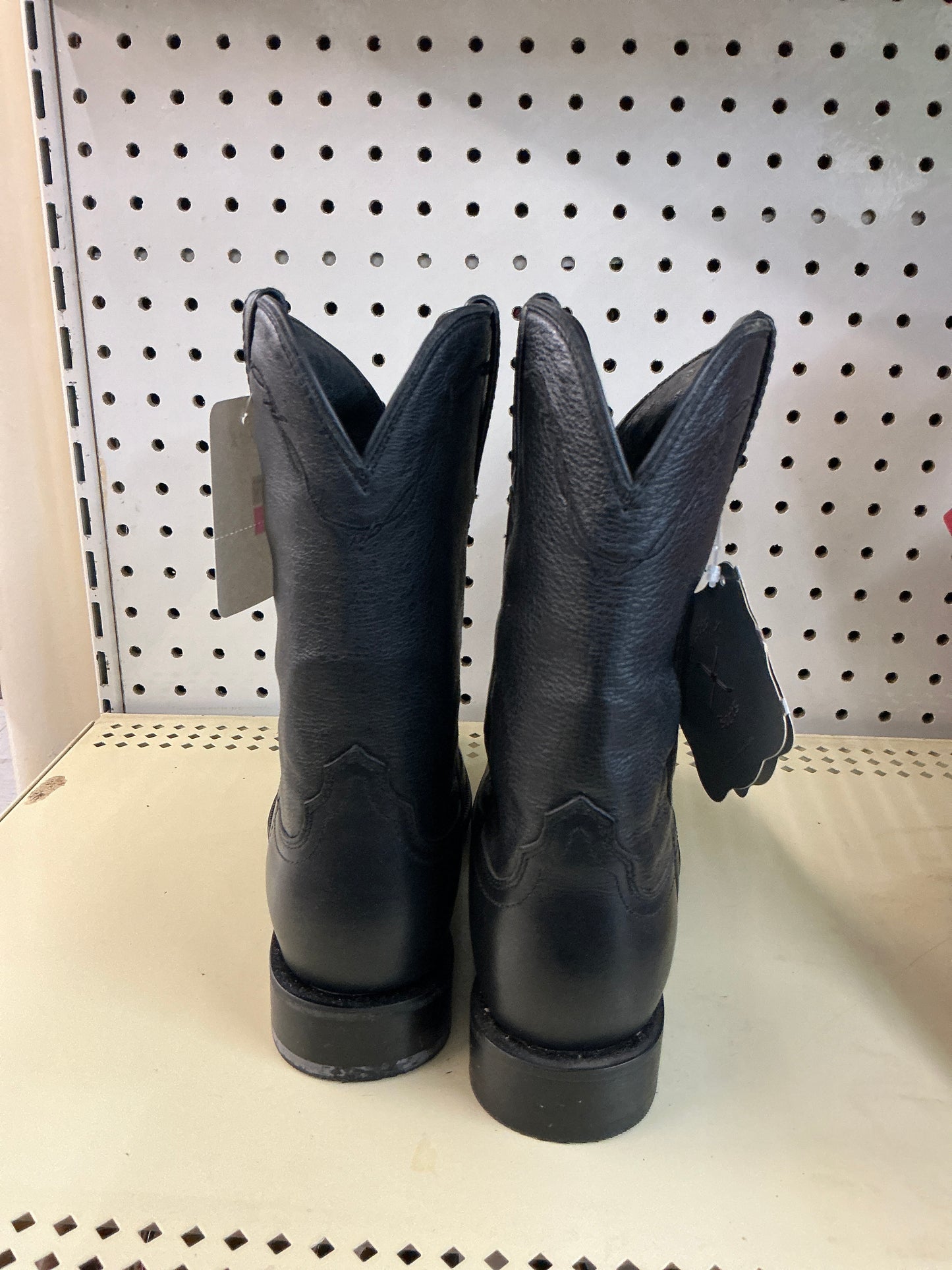 Smooth Black Twisted X Boot-CLEARANCE