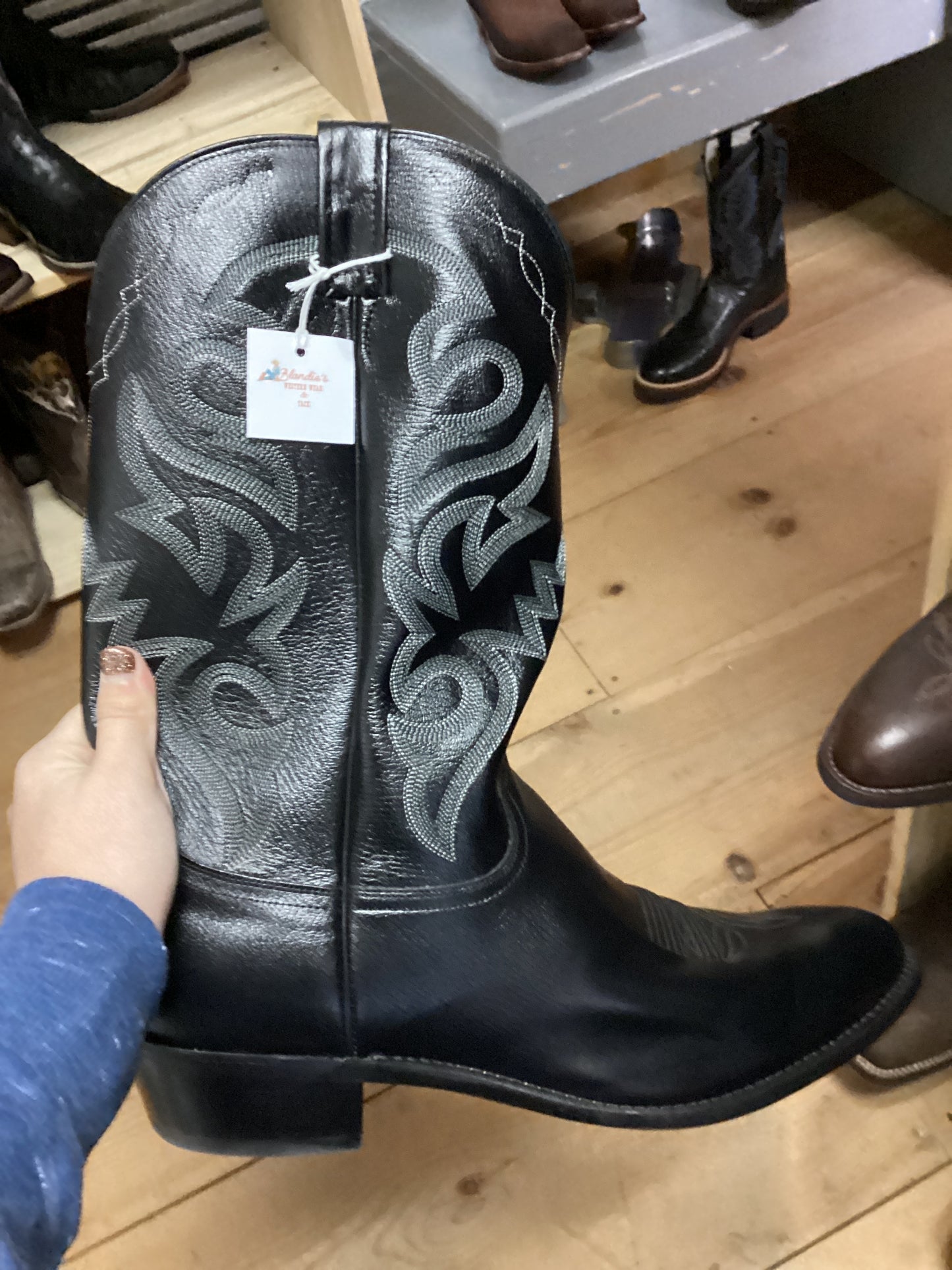 Dan Post DP2110R Black Mignon Corona