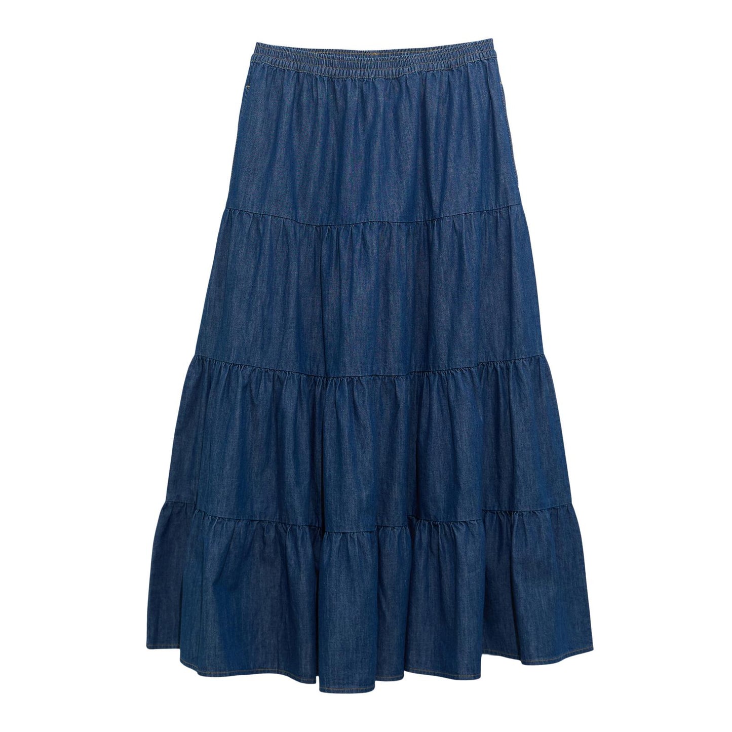 Wrangler Retro Vintage Denim Maxi Skirt
